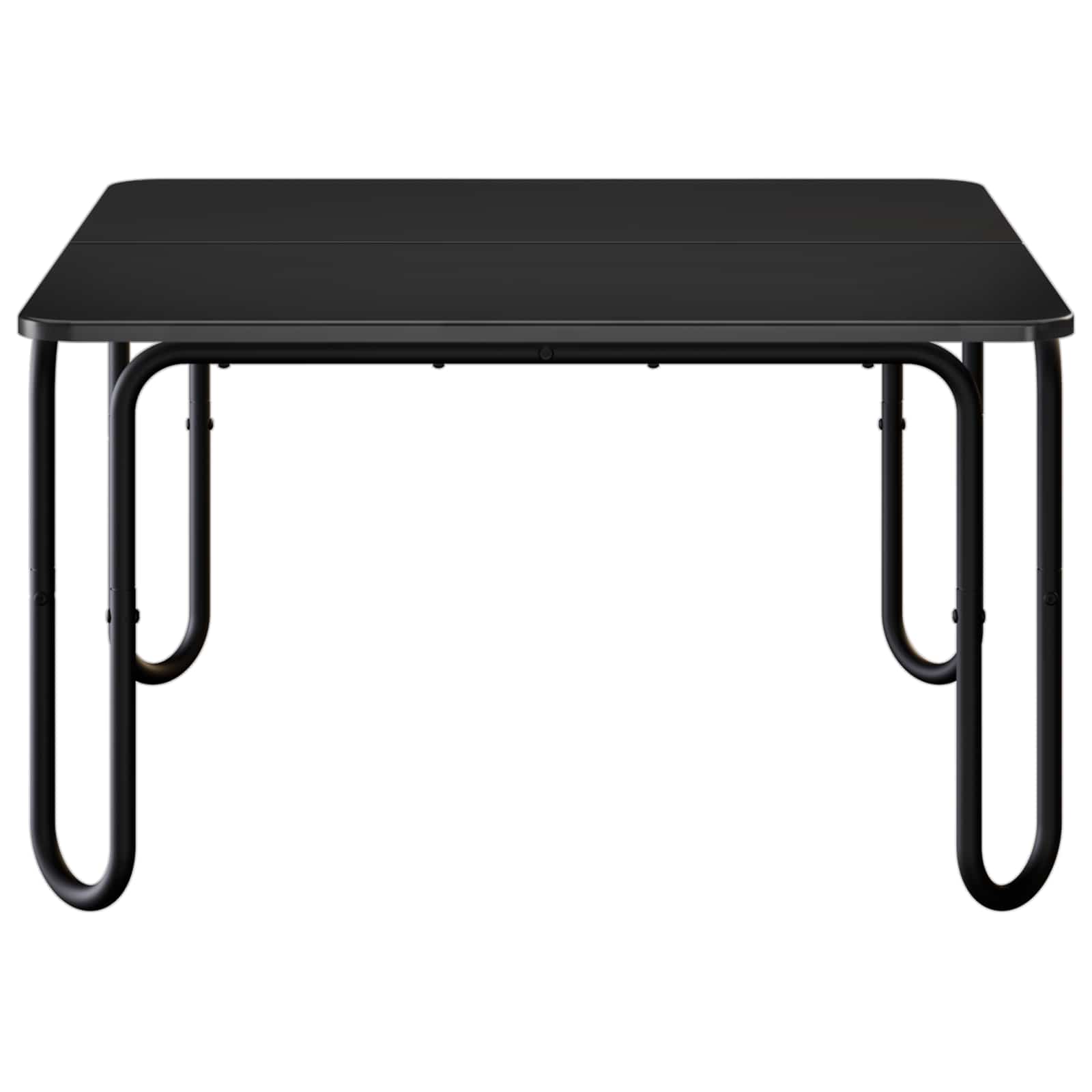 Salontafel Zwart 79,5 x 79,5 x 45 cm Bewerkt hout is nu te koop bij PeponiXL, paradijselijk wonen!