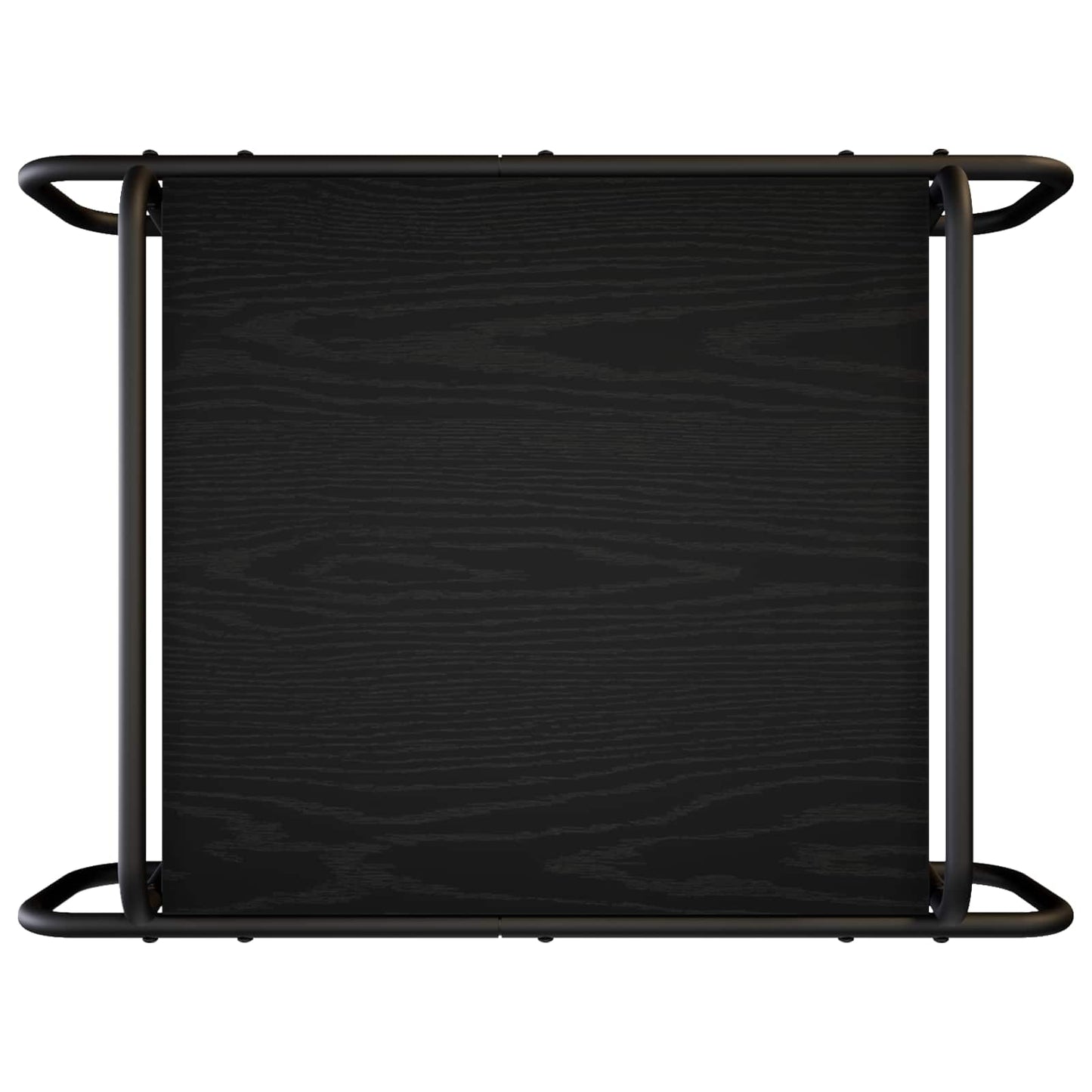 Salontafel Zwart eiken 70 x 50 x 51 cm Bewerkt hout is nu te koop bij PeponiXL, paradijselijk wonen!