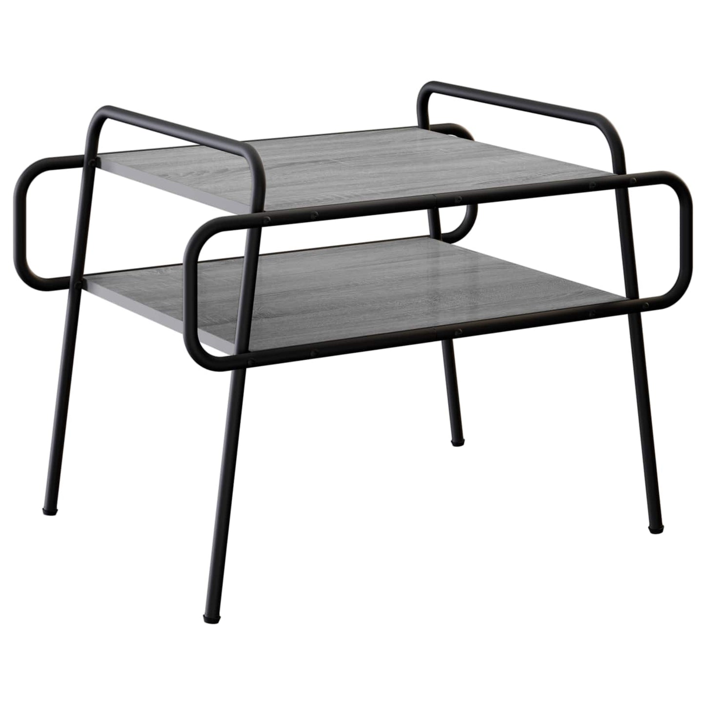 Salontafel Grijs Sonoma 70 x 50 x 51 cm Bewerkt hout is nu te koop bij PeponiXL, paradijselijk wonen!