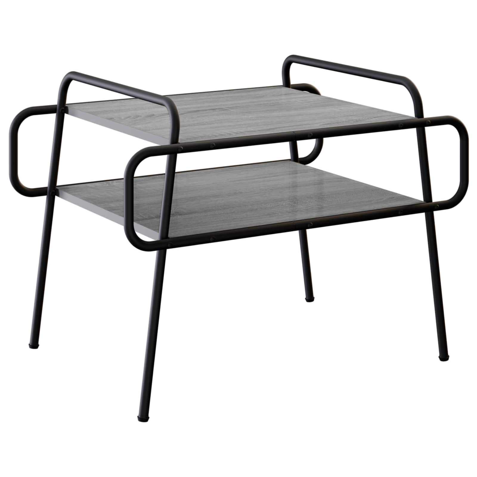 Salontafel Grijs Sonoma 70 x 50 x 51 cm Bewerkt hout is nu te koop bij PeponiXL, paradijselijk wonen!