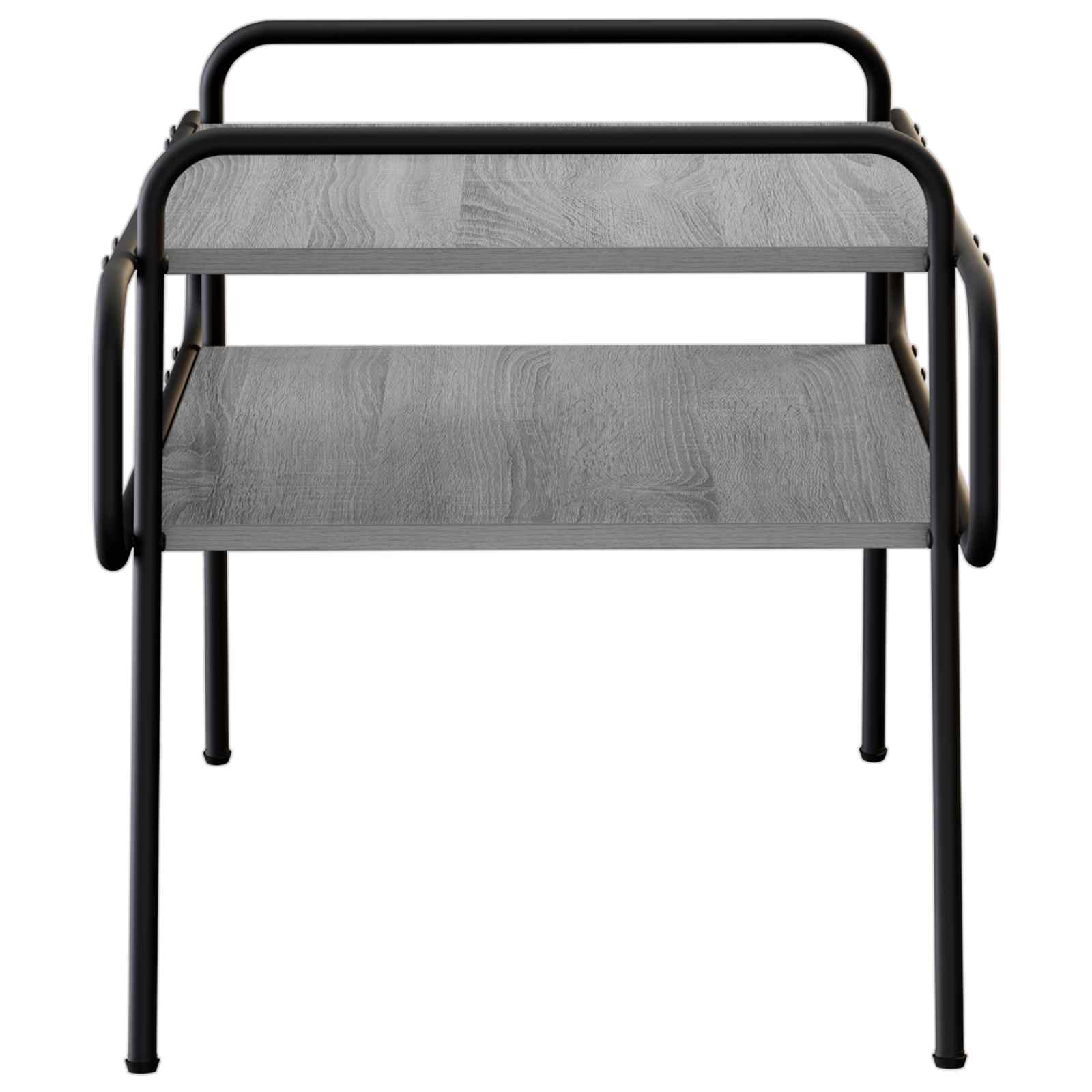 Salontafel Grijs Sonoma 70 x 50 x 51 cm Bewerkt hout is nu te koop bij PeponiXL, paradijselijk wonen!