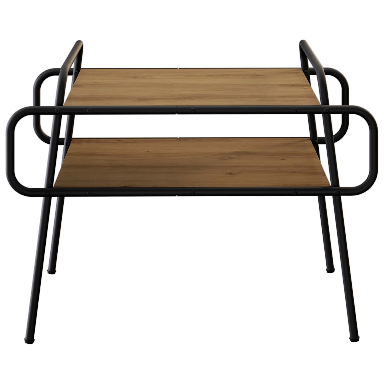 Salontafel Artisanaal eiken 70 x 50 x 51 cm Bewerkt hout is nu te koop bij PeponiXL, paradijselijk wonen!
