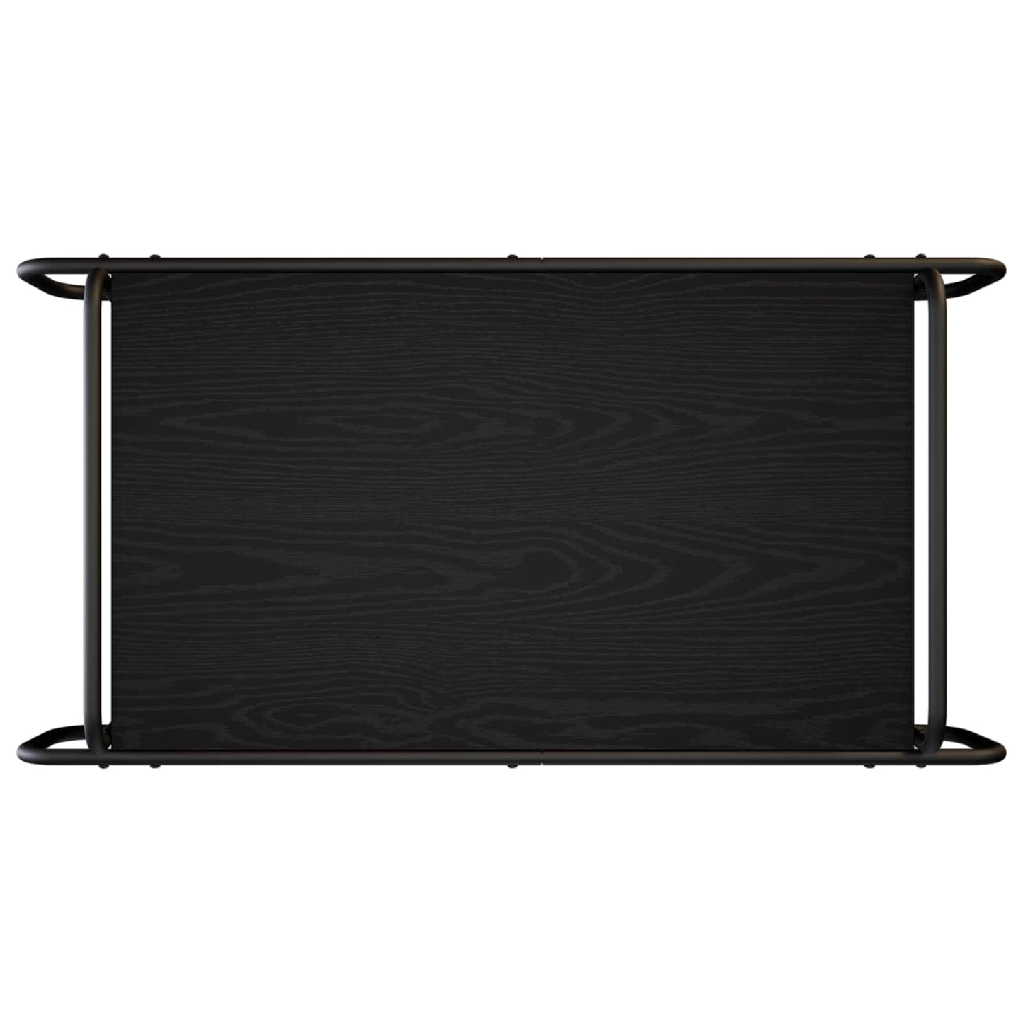 Salontafel Zwart eiken 100 x 50 x 51 cm Bewerkt hout is nu te koop bij PeponiXL, paradijselijk wonen!