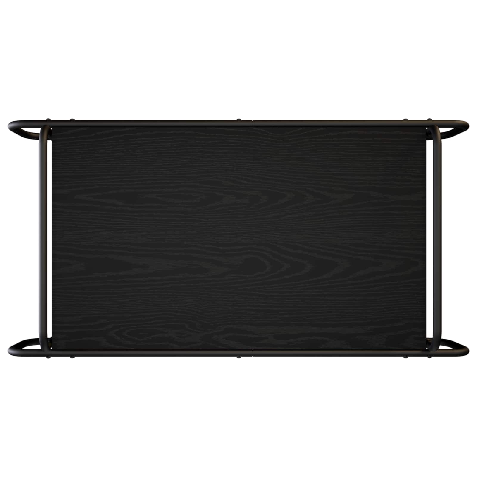 Salontafel Zwart eiken 100 x 50 x 51 cm Bewerkt hout is nu te koop bij PeponiXL, paradijselijk wonen!