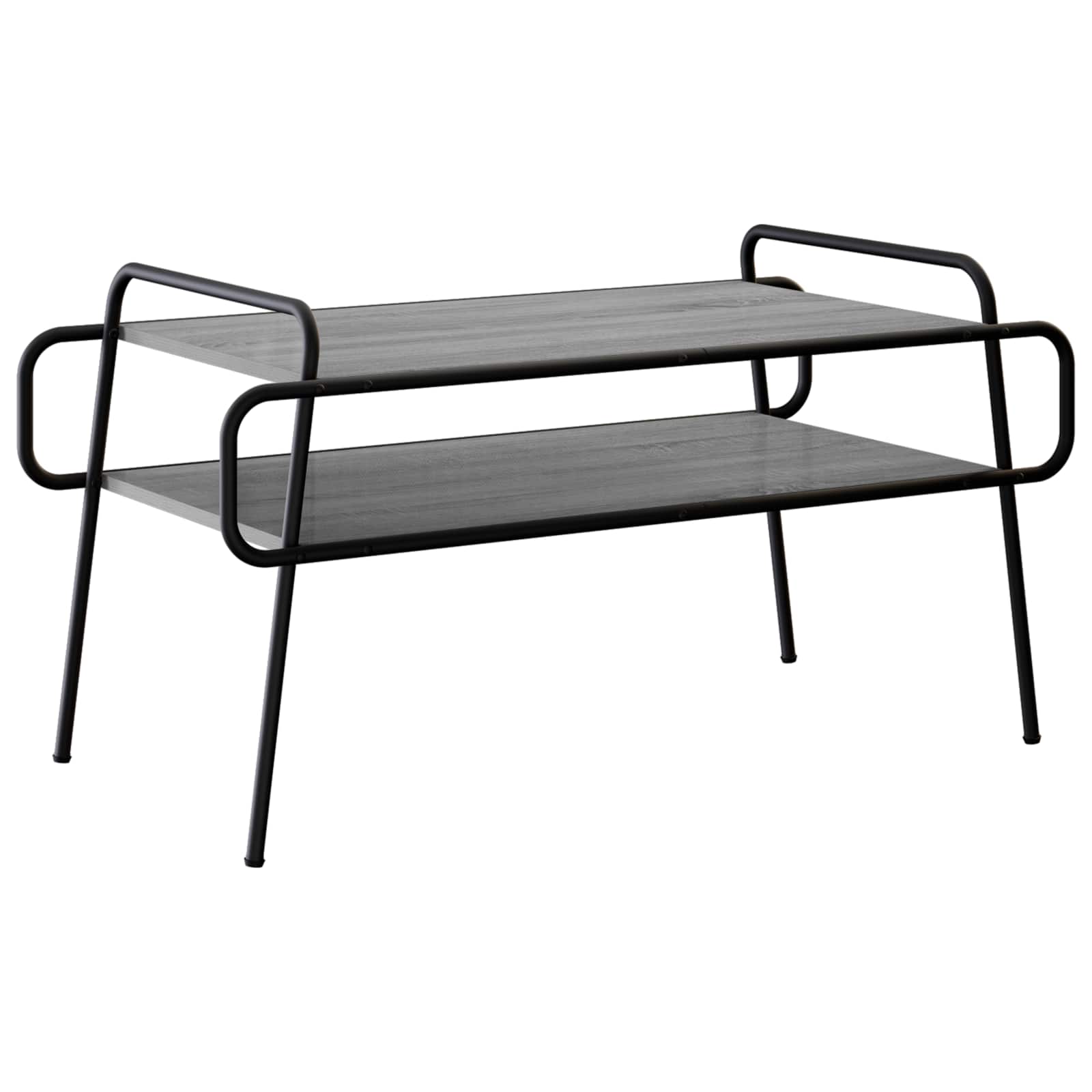 Salontafel Grijs Sonoma 100 x 50 x 51 cm Bewerkt hout is nu te koop bij PeponiXL, paradijselijk wonen!
