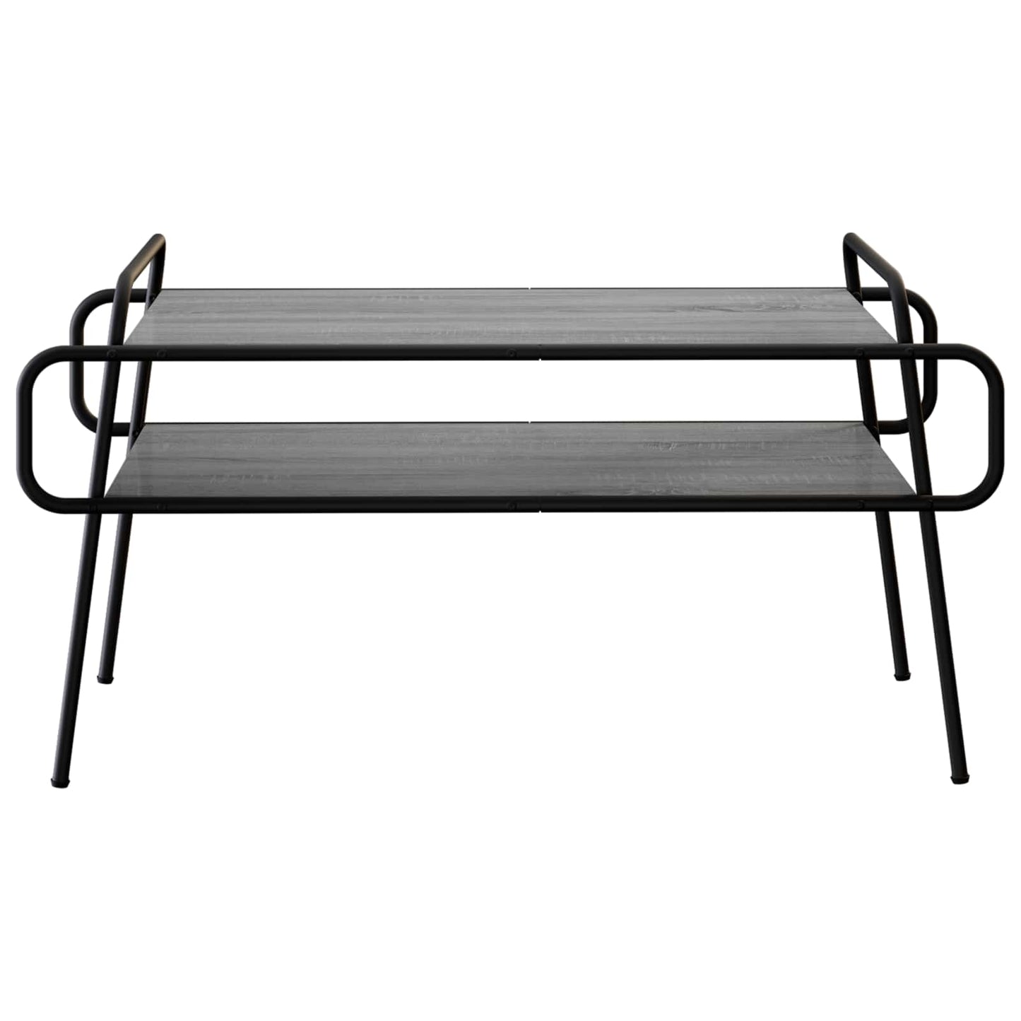 Salontafel Grijs Sonoma 100 x 50 x 51 cm Bewerkt hout is nu te koop bij PeponiXL, paradijselijk wonen!