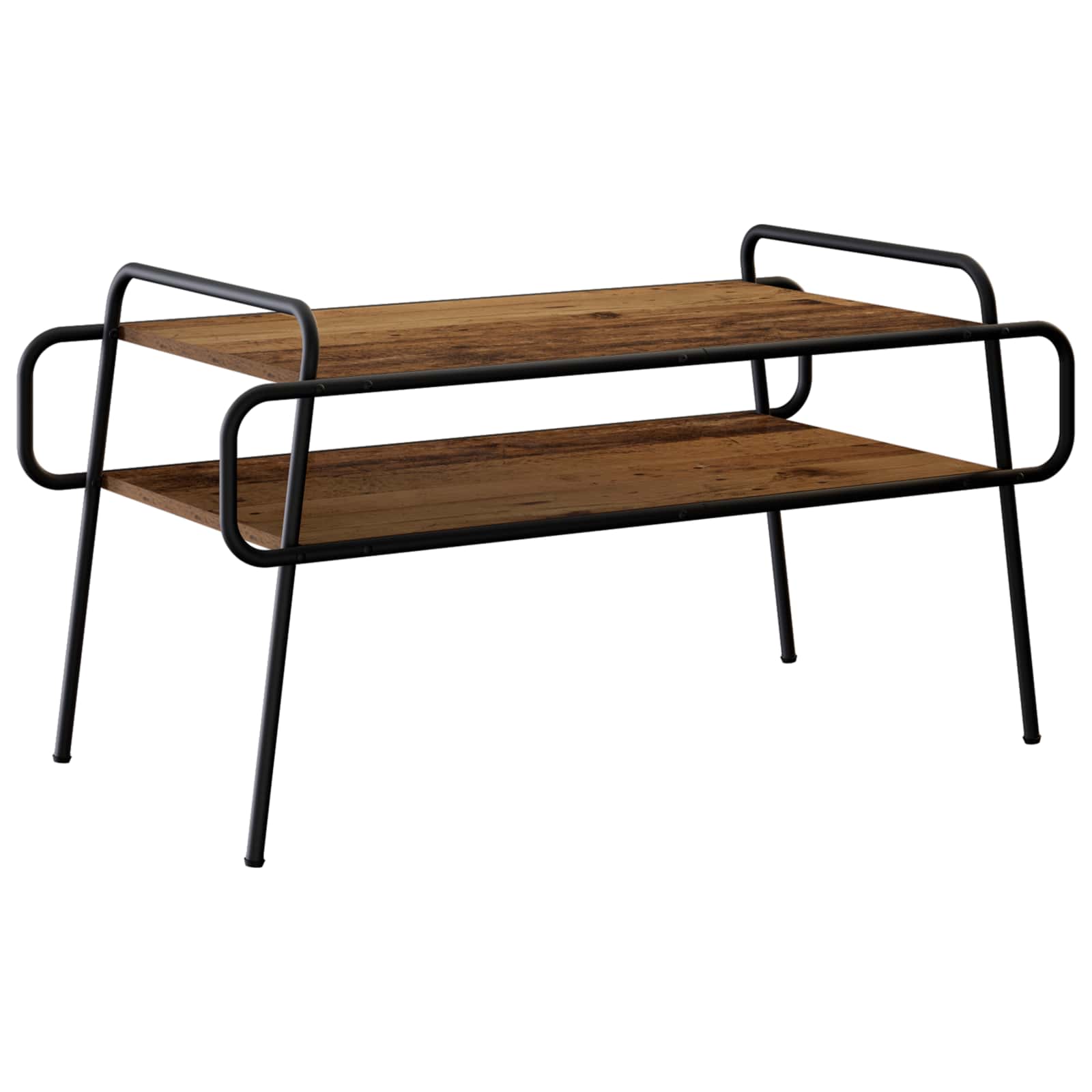 Salontafel Oud hout 100 x 50 x 51 cm Bewerkt hout is nu te koop bij PeponiXL, paradijselijk wonen!