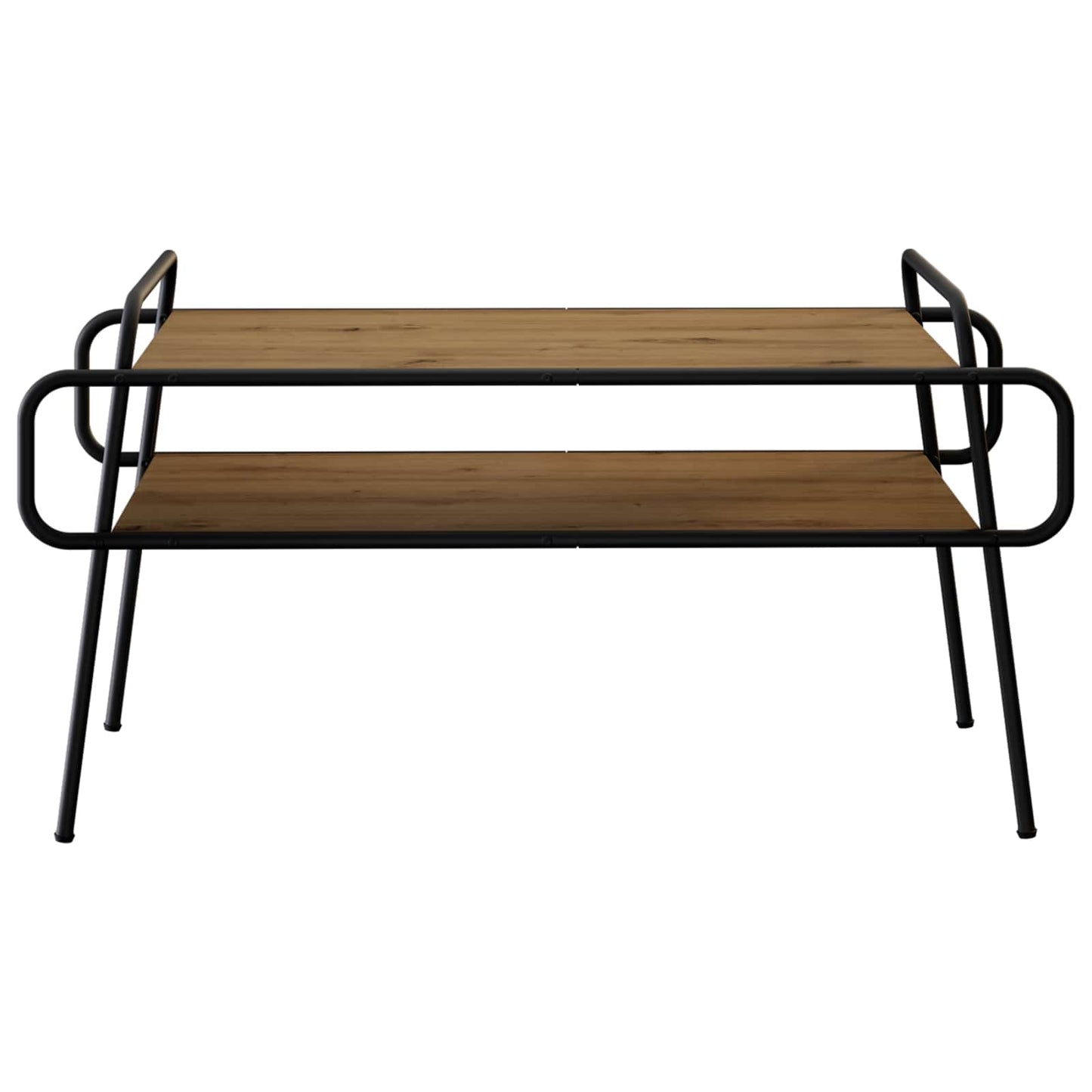 Salontafel Artisanaal eiken 100 x 50 x 51 cm Bewerkt hout is nu te koop bij PeponiXL, paradijselijk wonen!