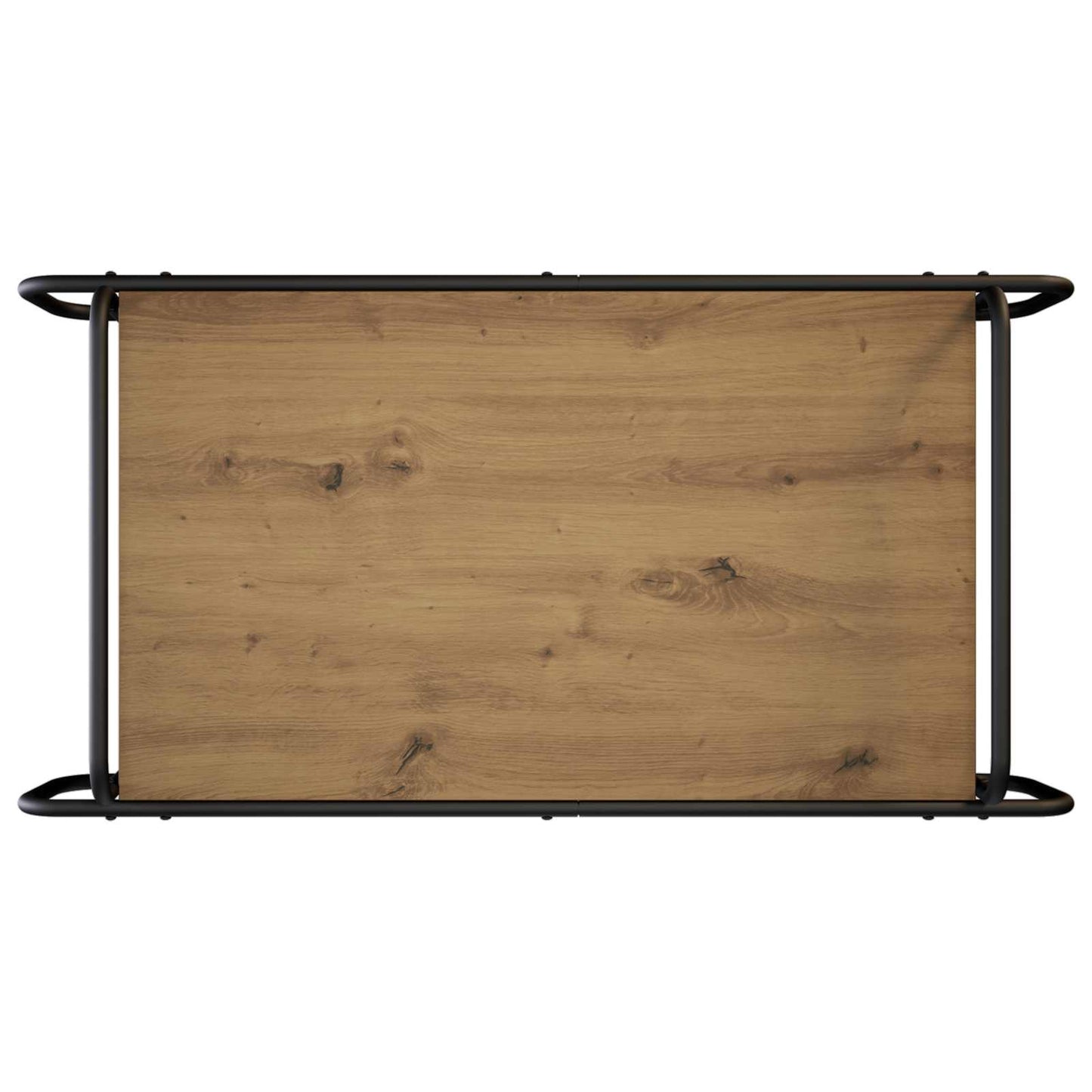 Salontafel Artisanaal eiken 100 x 50 x 51 cm Bewerkt hout is nu te koop bij PeponiXL, paradijselijk wonen!