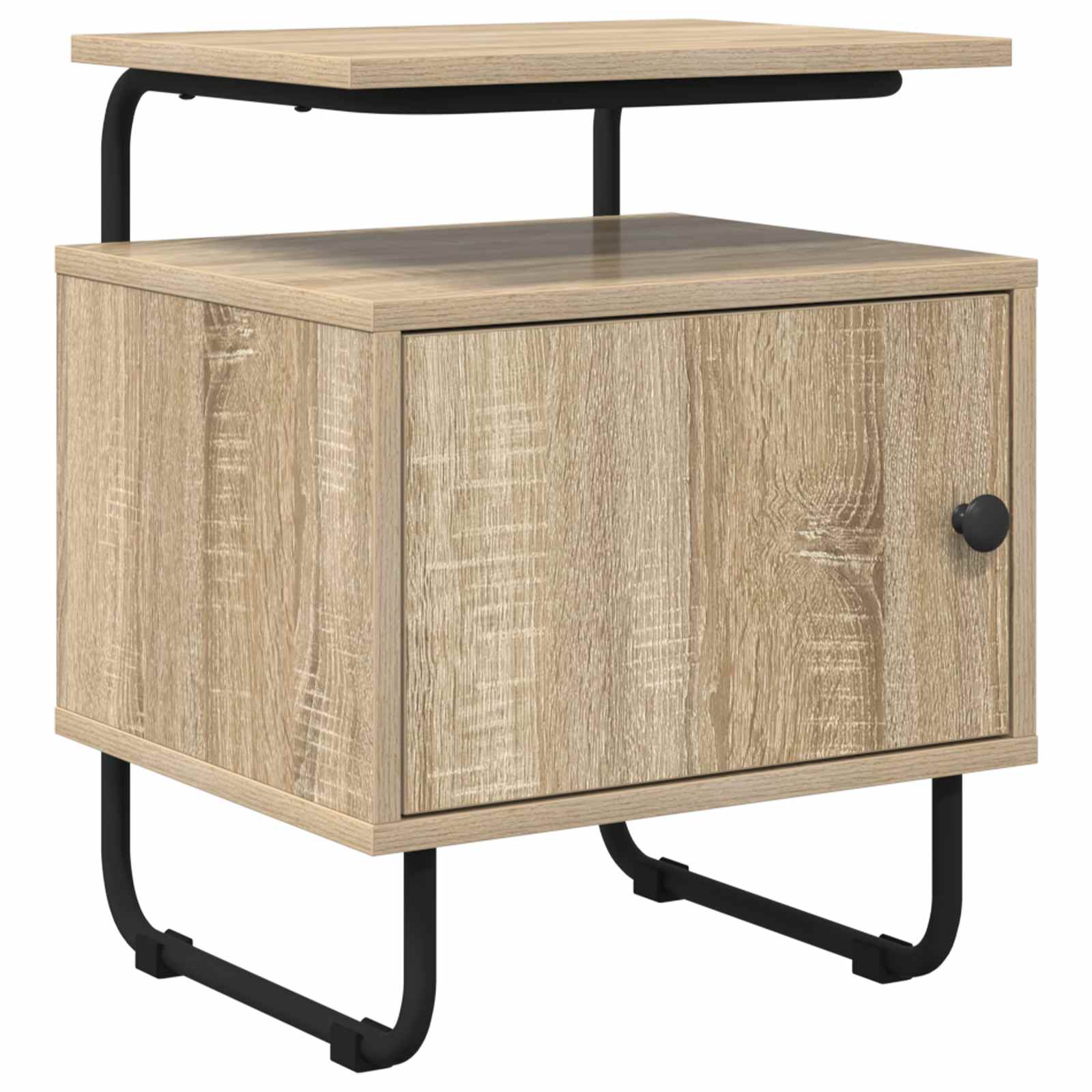 Nachtkastje 2 st Sonoma Eiken 40 x 36,5 x 50 cm Bewerkt hout is nu te koop bij PeponiXL, paradijselijk wonen!