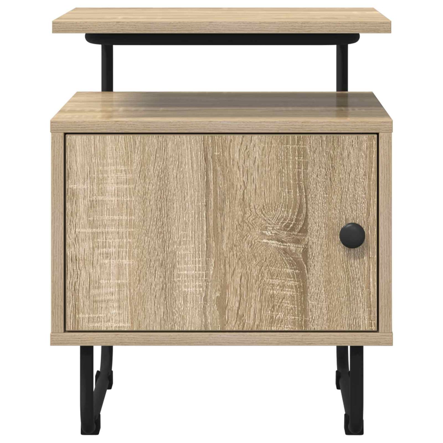 Nachtkastje 2 st Sonoma Eiken 40 x 36,5 x 50 cm Bewerkt hout is nu te koop bij PeponiXL, paradijselijk wonen!