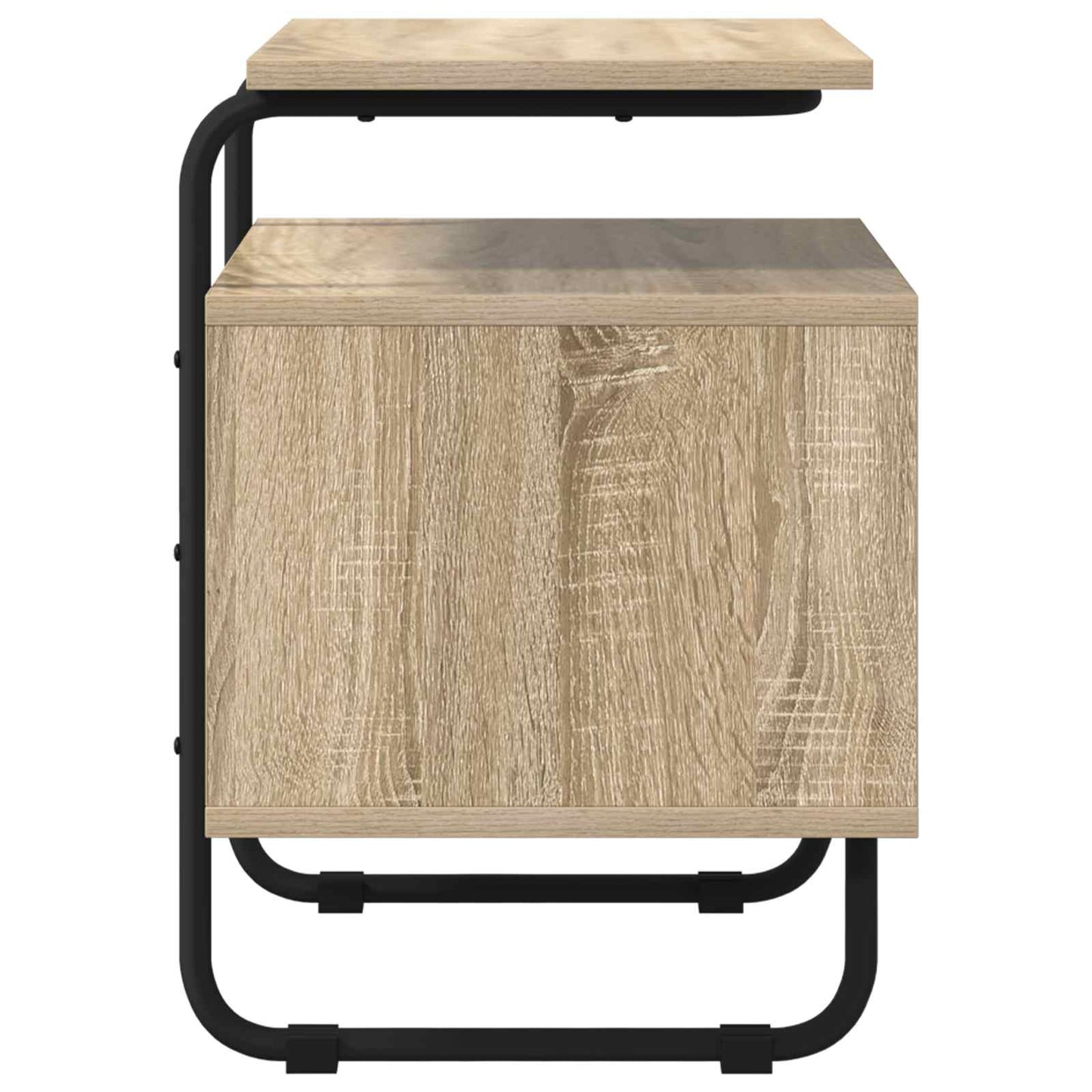 Nachtkastje 2 st Sonoma Eiken 40 x 36,5 x 50 cm Bewerkt hout is nu te koop bij PeponiXL, paradijselijk wonen!