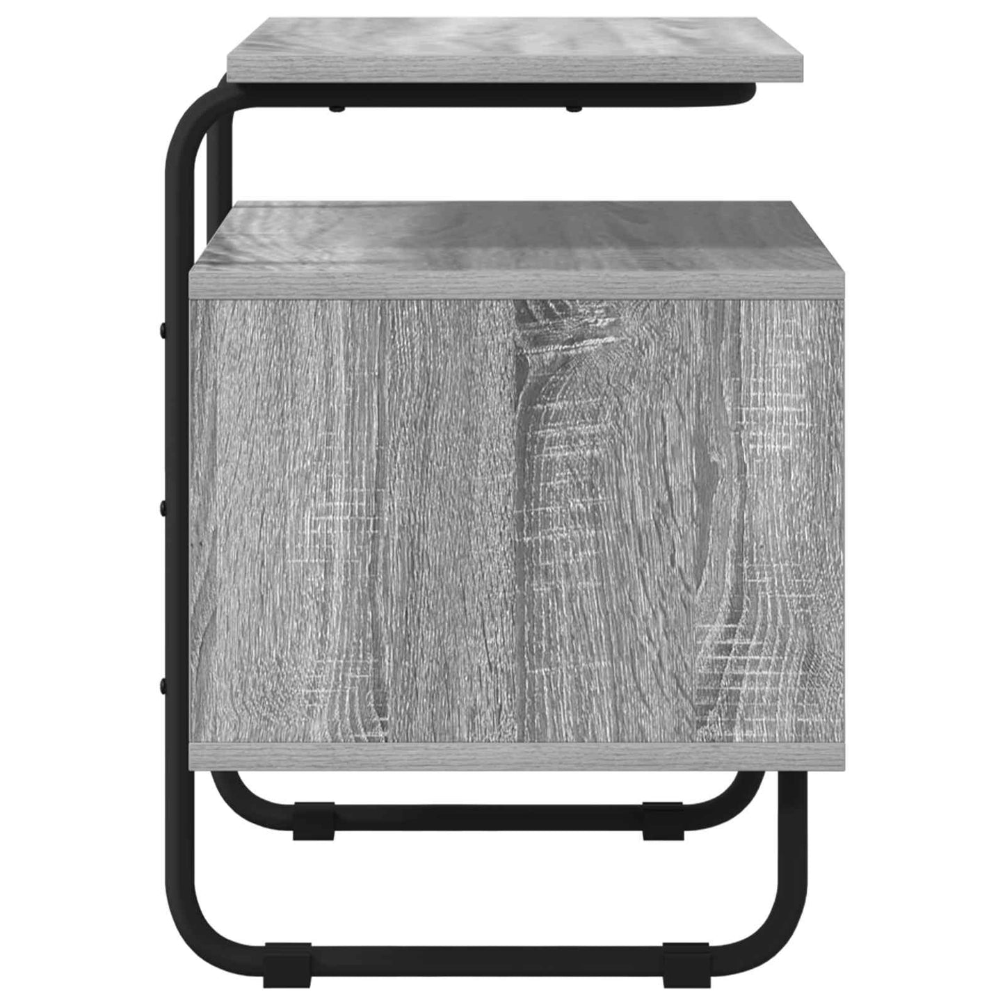Nachtkastje 2 st Grijs Sonoma 40 x 36,5 x 50 cm Bewerkt hout is nu te koop bij PeponiXL, paradijselijk wonen!