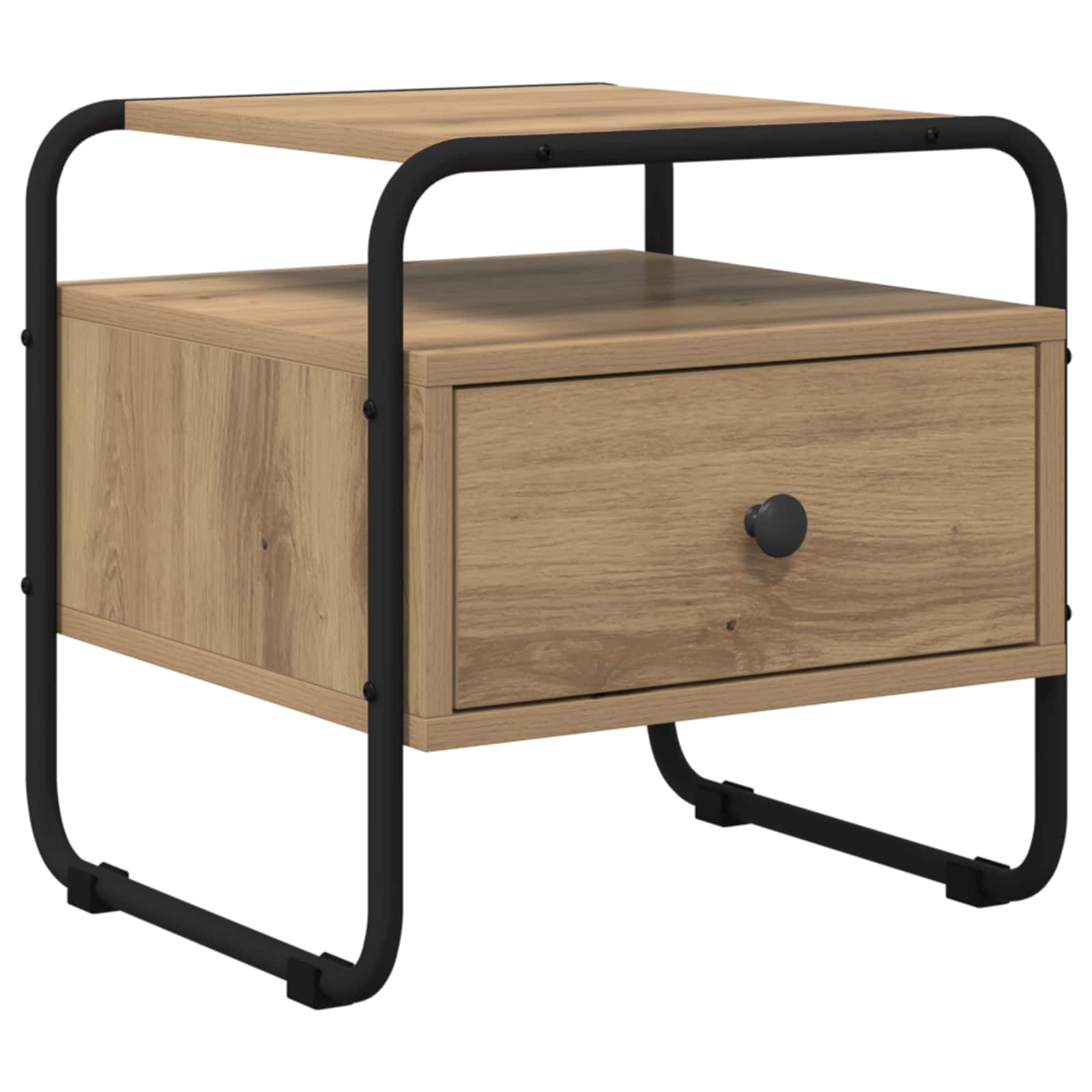 Nachtkastje Artisanaal eiken Bewerkt hout is nu te koop bij PeponiXL, paradijselijk wonen!