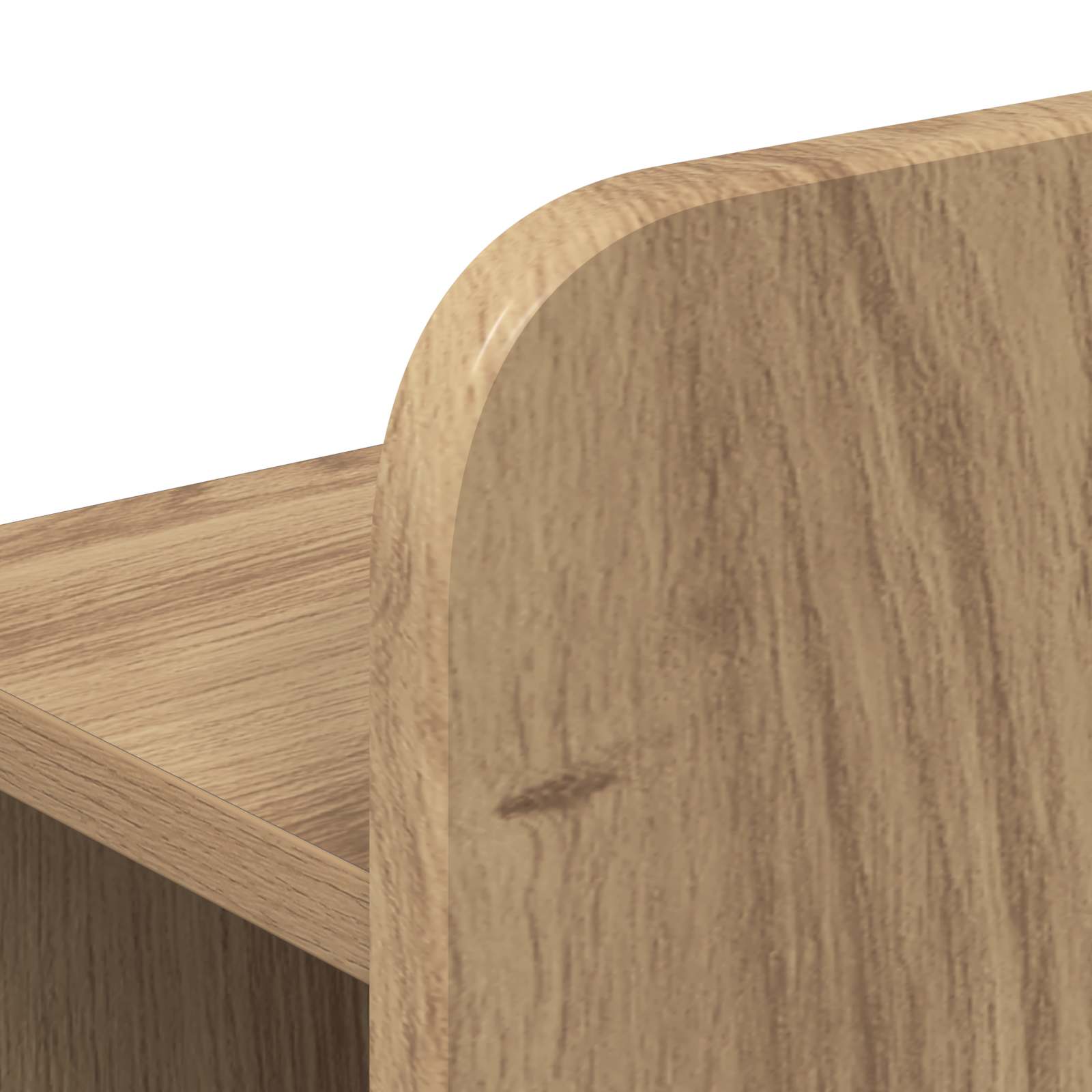 Bedframe met opslag Artisanaal eiken 80 x 200 cm Bewerkt hout is nu te koop bij PeponiXL, paradijselijk wonen!