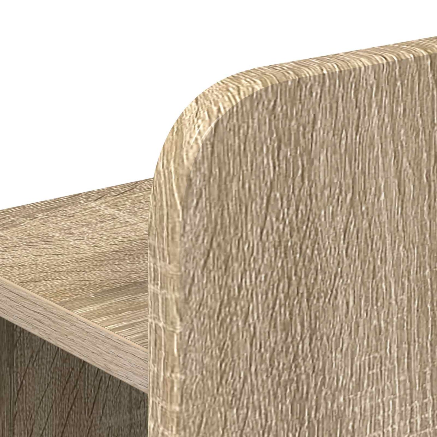 Bedframe met opslag Sonoma Eiken 80 x 200 cm Bewerkt hout is nu te koop bij PeponiXL, paradijselijk wonen!