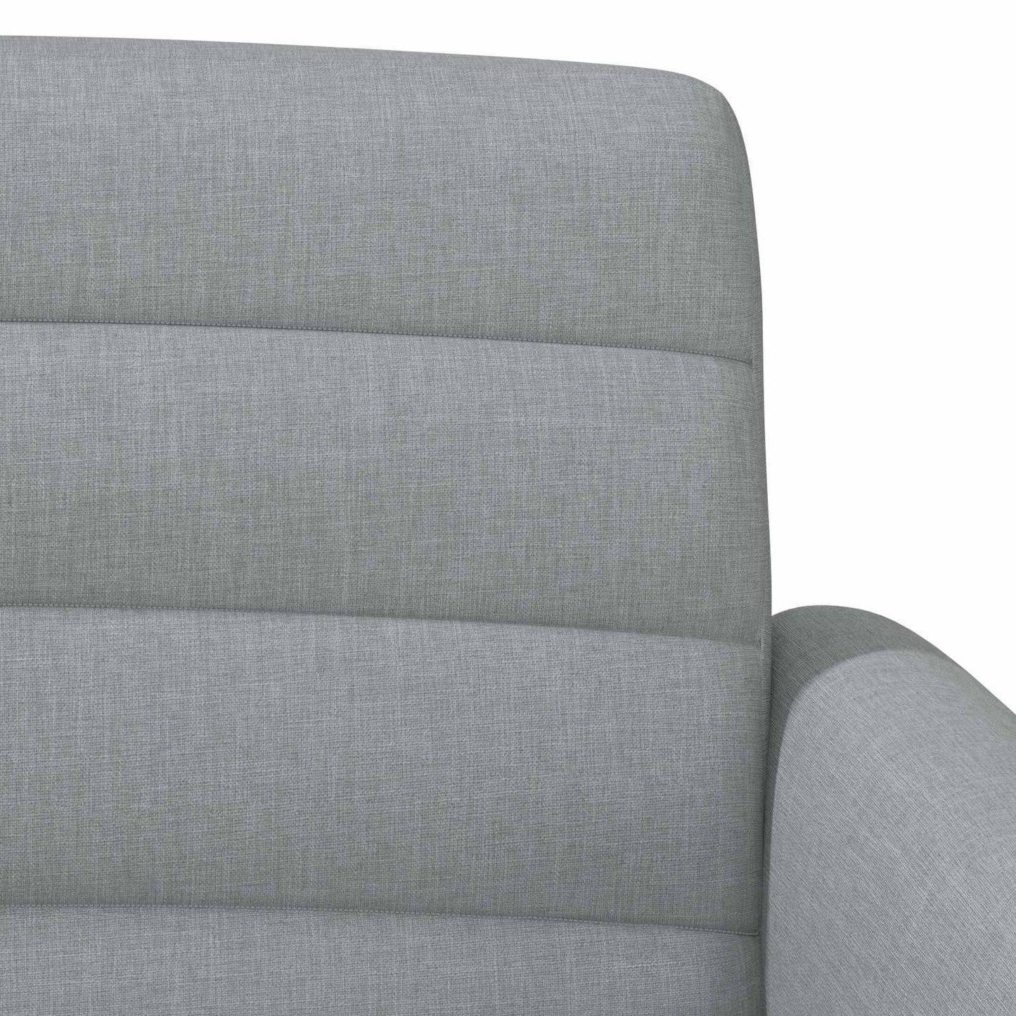 Loungebank met knopencomfort Lichtgrijs 116 x 67 x 80 cm Stof