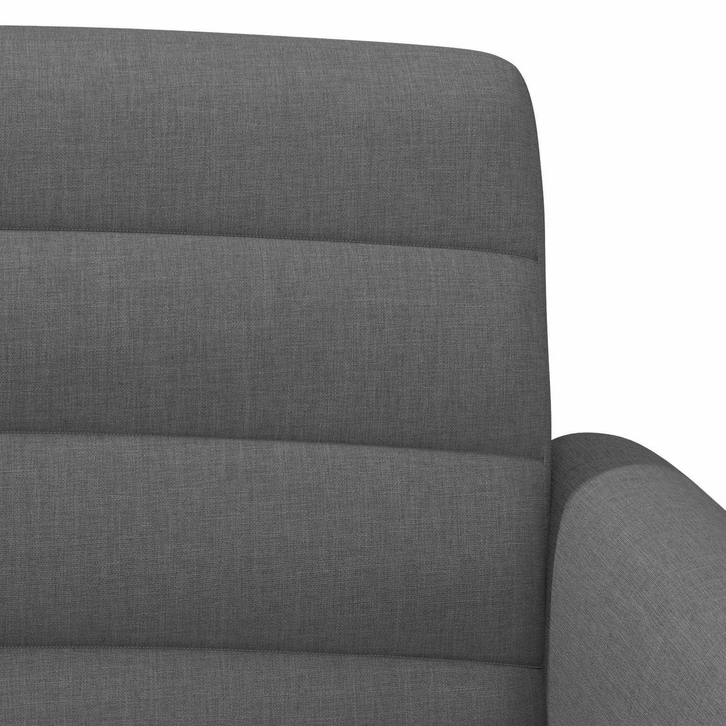 Loungebank met knopencomfort Donkergrijs 116 x 67 x 80 cm Stof