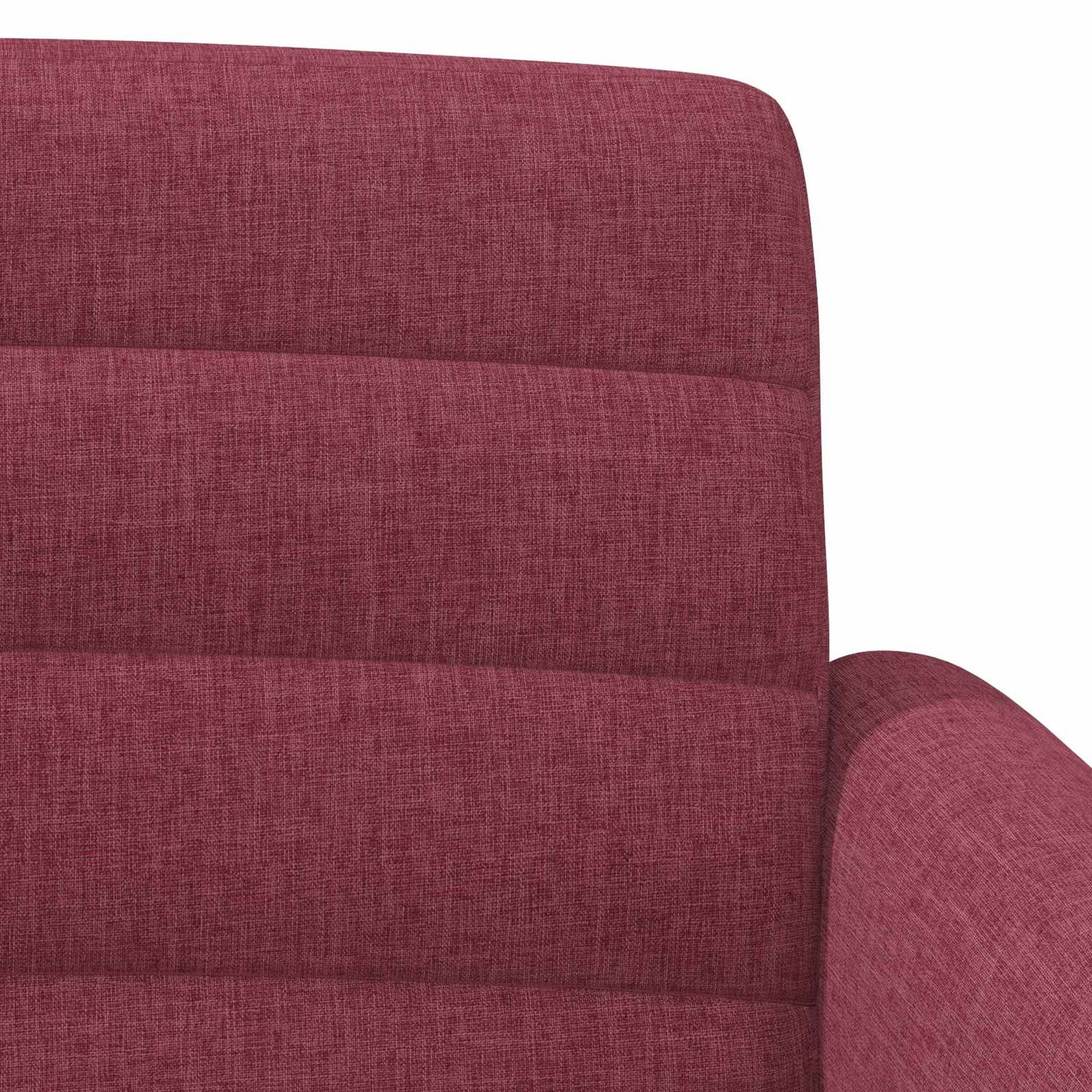 Loungebank met knopencomfort Wijnrood 116 x 67 x 80 cm Stof