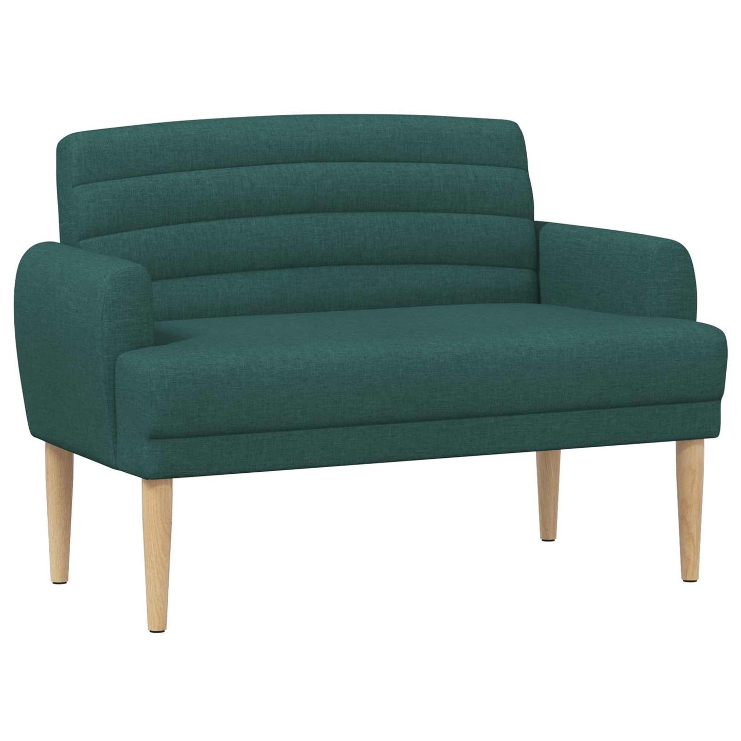 Loungebank met knopencomfort Donkergroen 116 x 67 x 80 cm Stof