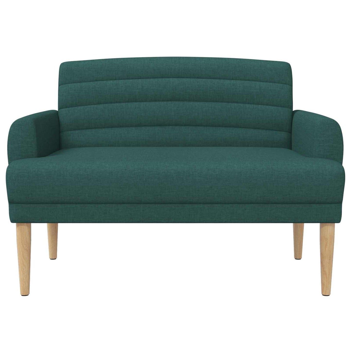 Loungebank met knopencomfort Donkergroen 116 x 67 x 80 cm Stof