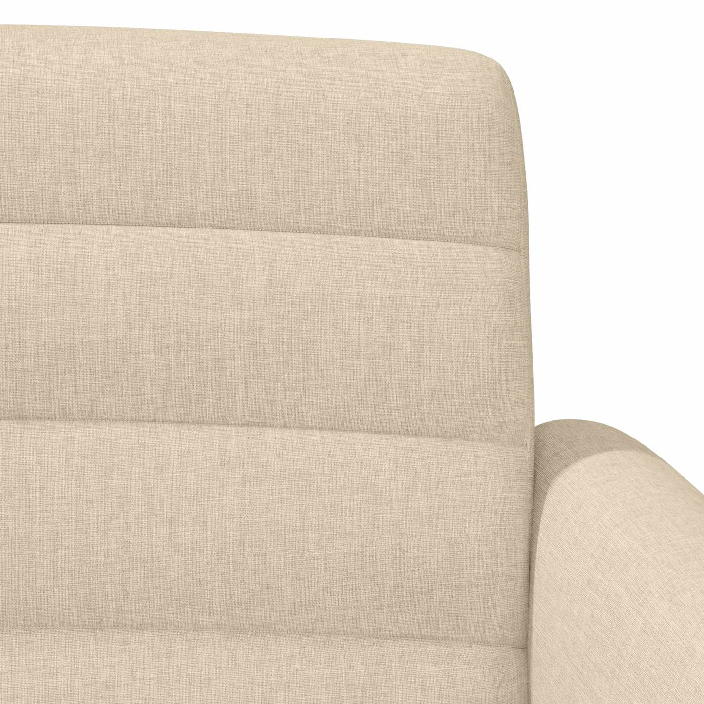 Loungebank met knopencomfort Crèmekleurig 116 x 67 x 80 cm Stof