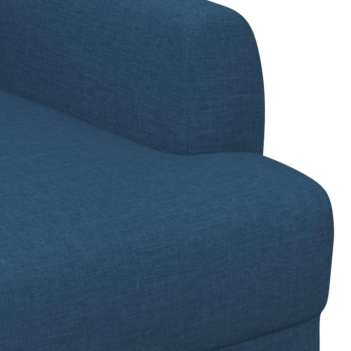 Loungebank met knopencomfort Blauw 116 x 67 x 80 cm Stof