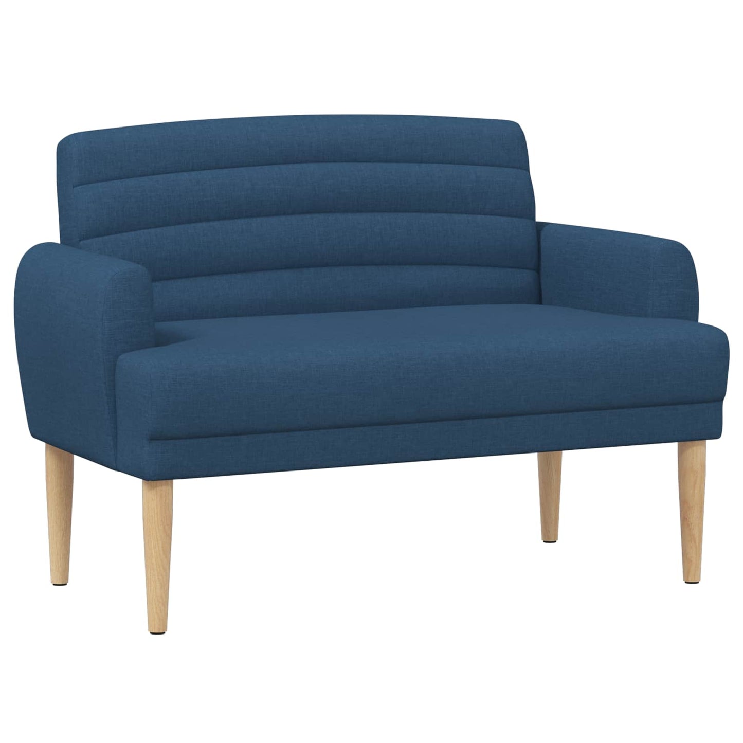 Loungebank met knopencomfort Blauw 116 x 67 x 80 cm Stof