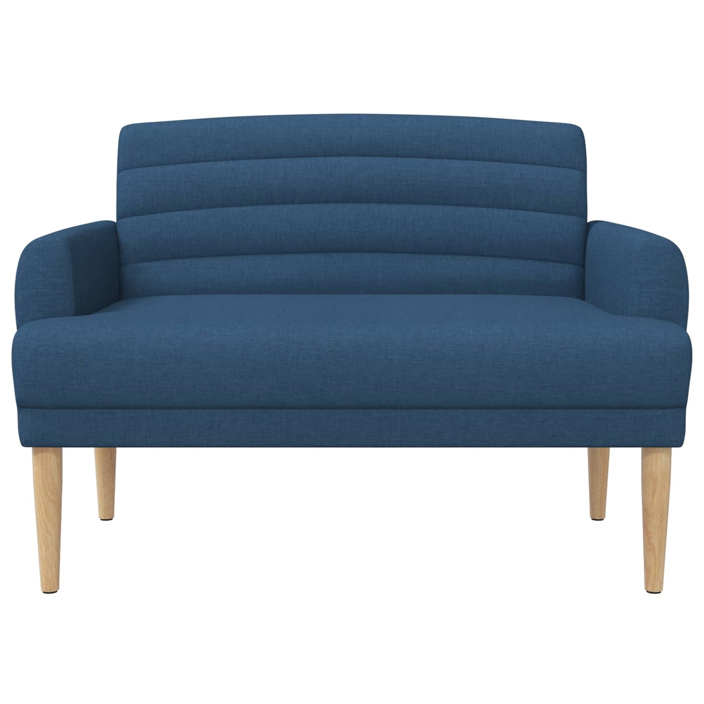 Loungebank met knopencomfort Blauw 116 x 67 x 80 cm Stof