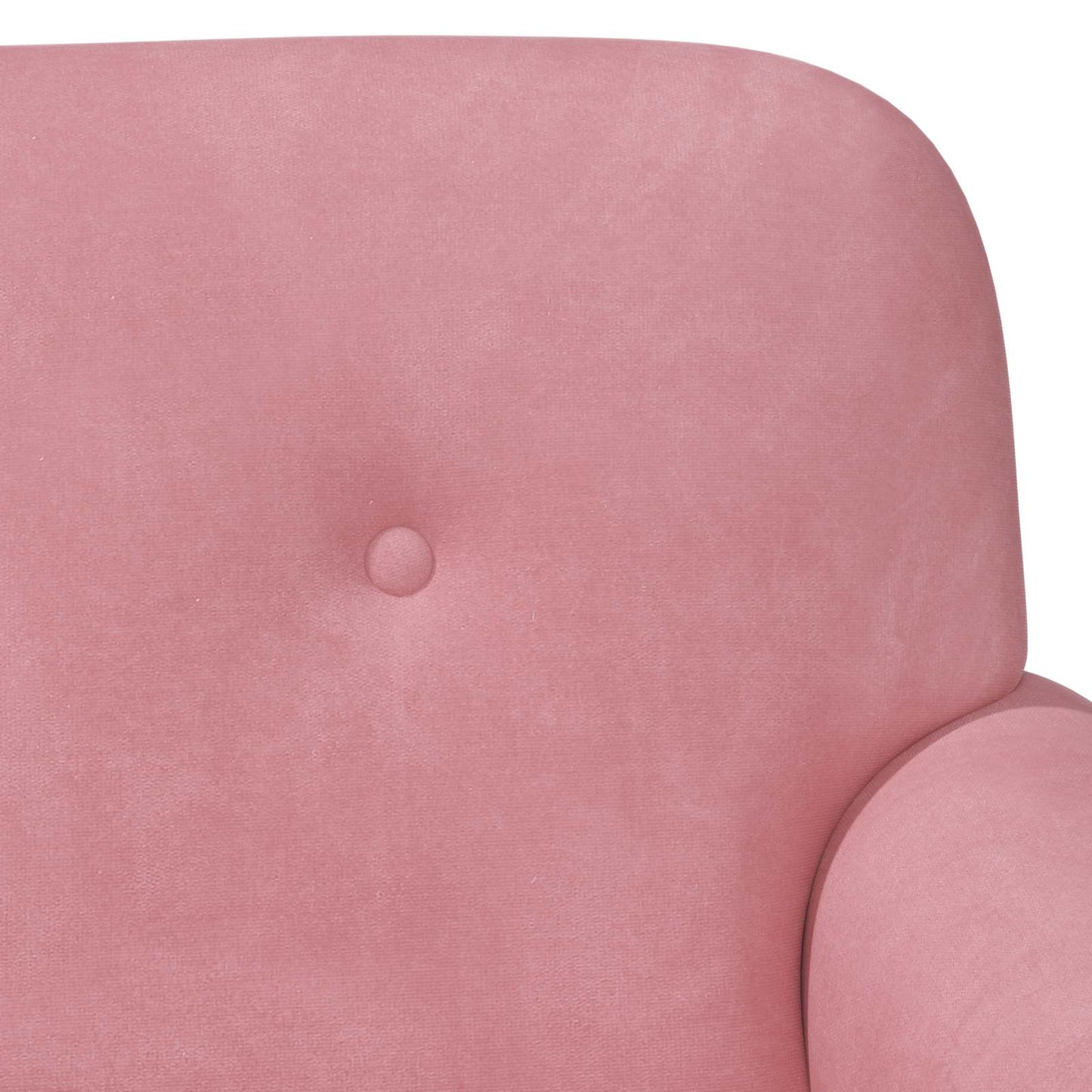 Loungebank met knopencomfort Roze 120 x 66 x 78 cm fluweel