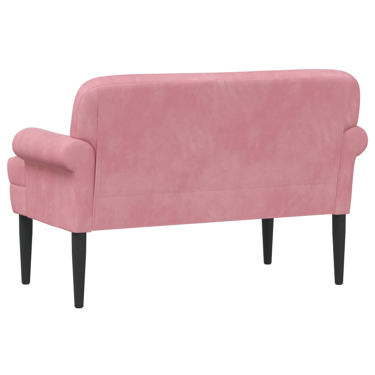 Loungebank met knopencomfort Roze 120 x 66 x 78 cm fluweel