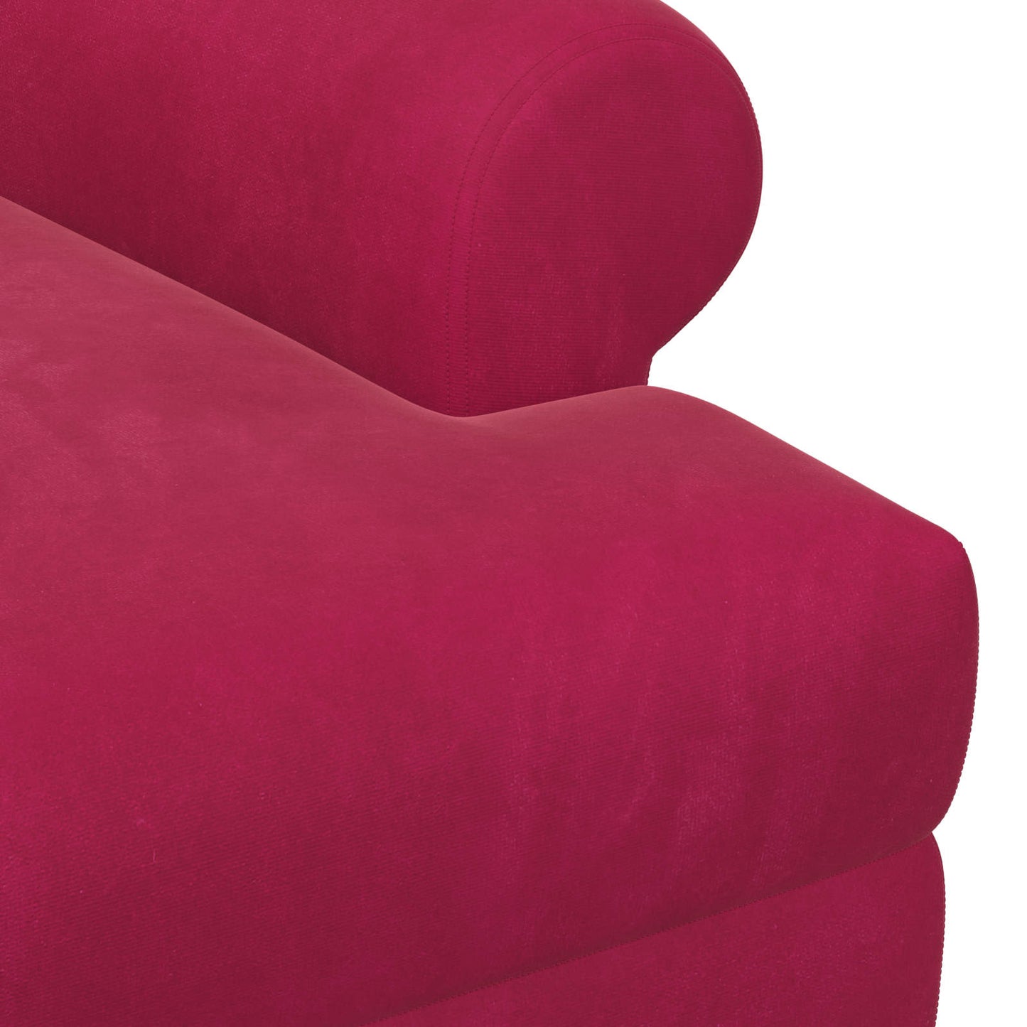 Loungebank met knopencomfort Wijnrood 120 x 66 x 78 cm fluweel