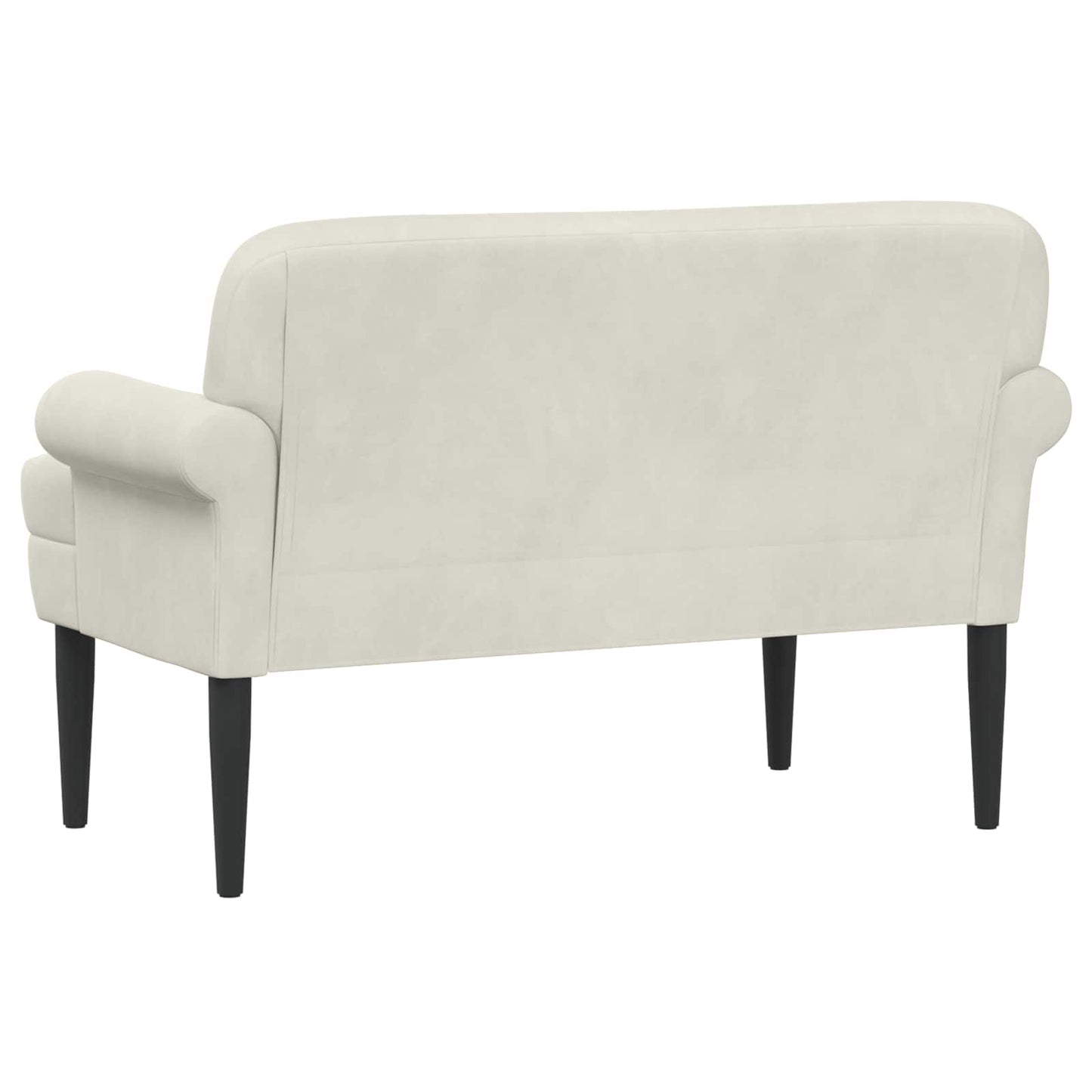 Loungebank met knopencomfort Crèmekleurig 120 x 66 x 78 cm