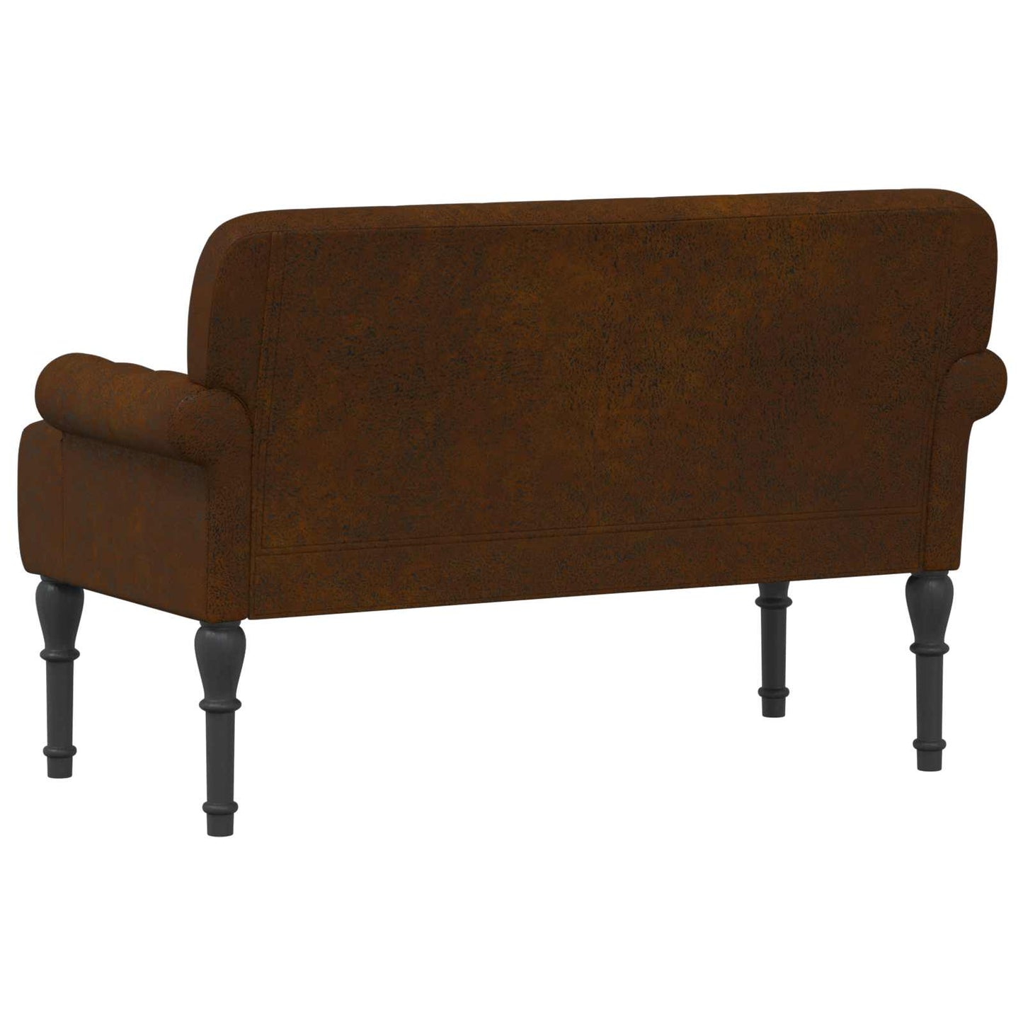 Loungebank met knopencomfort Bruin 120 x 65 x 78 cm