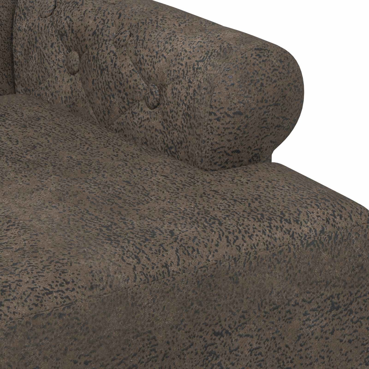 Loungebank met knopencomfort Donkergrijs 120 x 65 x 78 cm
