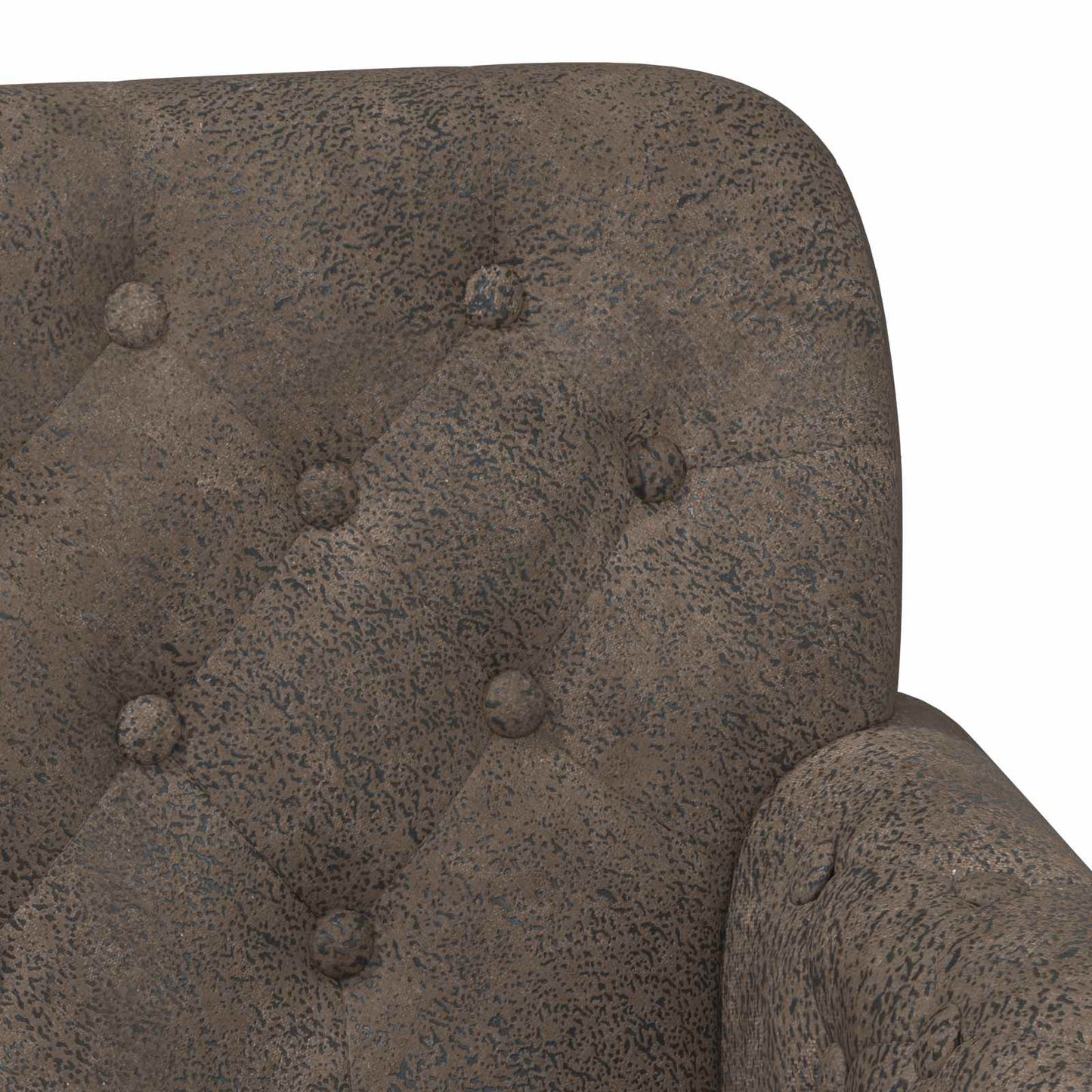Loungebank met knopencomfort Donkergrijs 120 x 65 x 78 cm