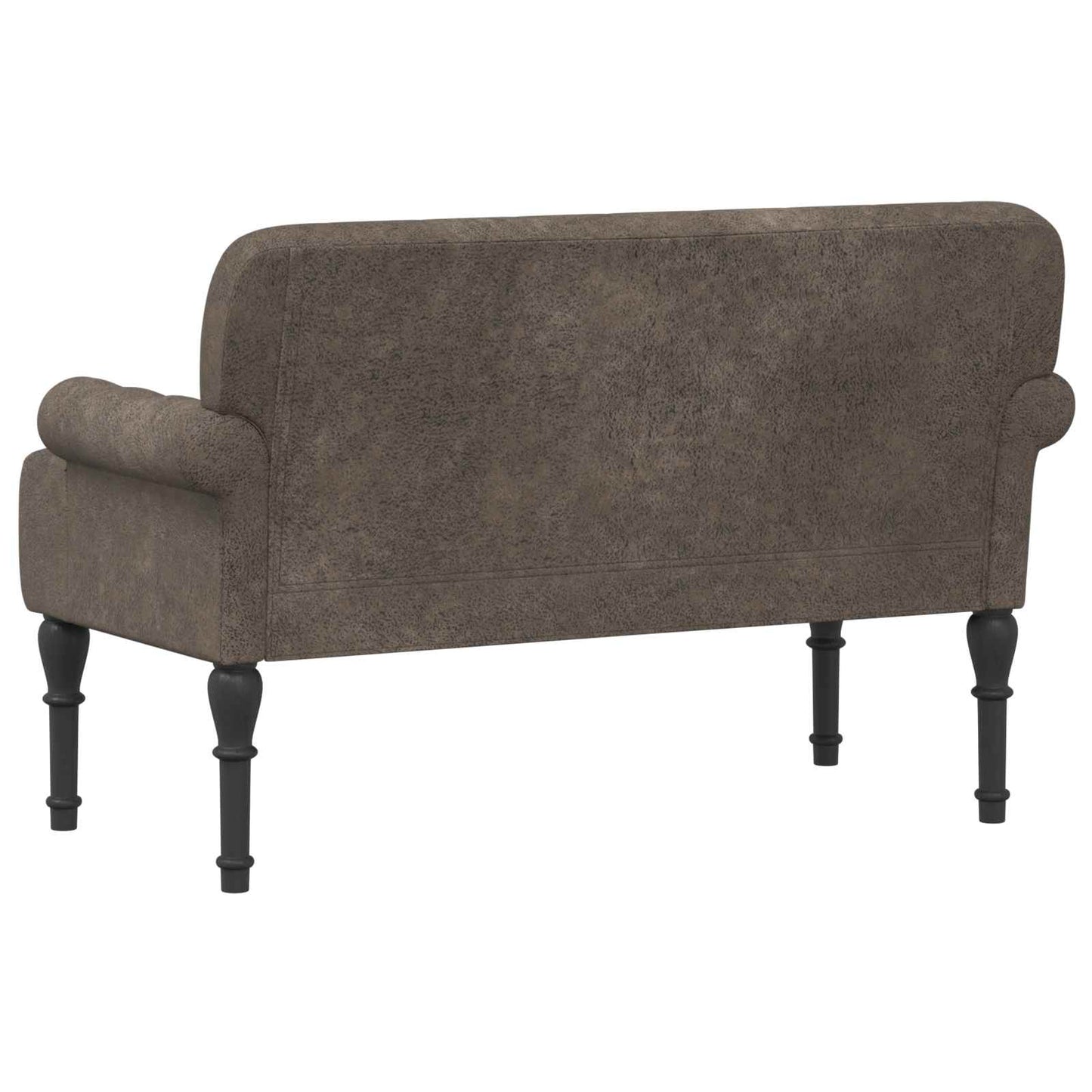 Loungebank met knopencomfort Donkergrijs 120 x 65 x 78 cm