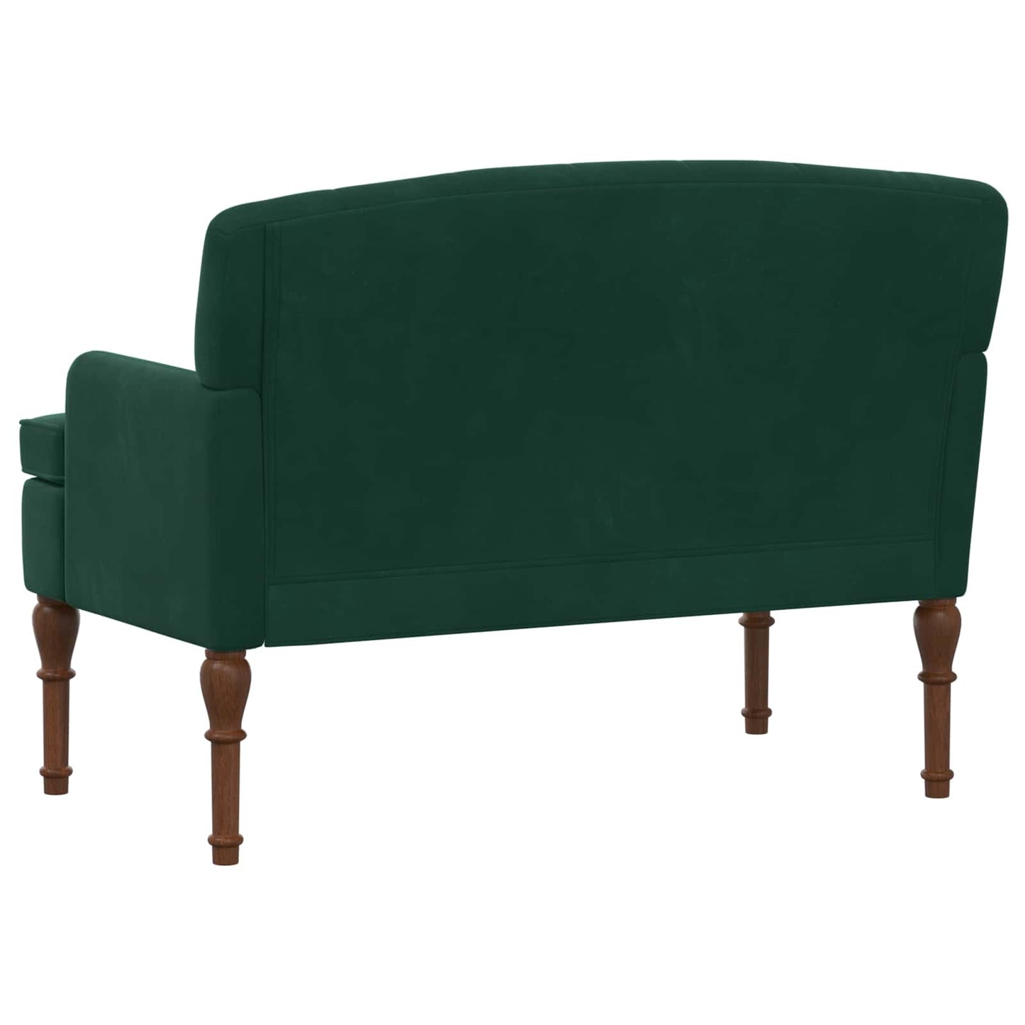 Loungebank met knopencomfort Donkergroen 111 x 65 x 79 cm