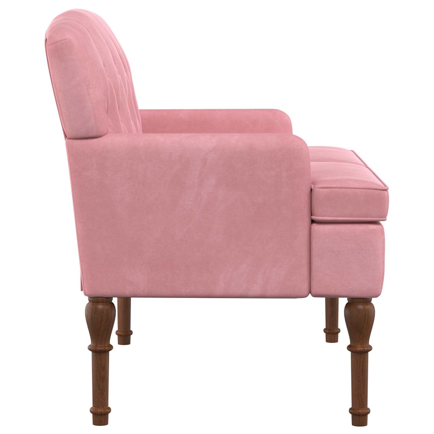 Loungebank met knopencomfort Roze 111 x 65 x 79 cm Fluweel