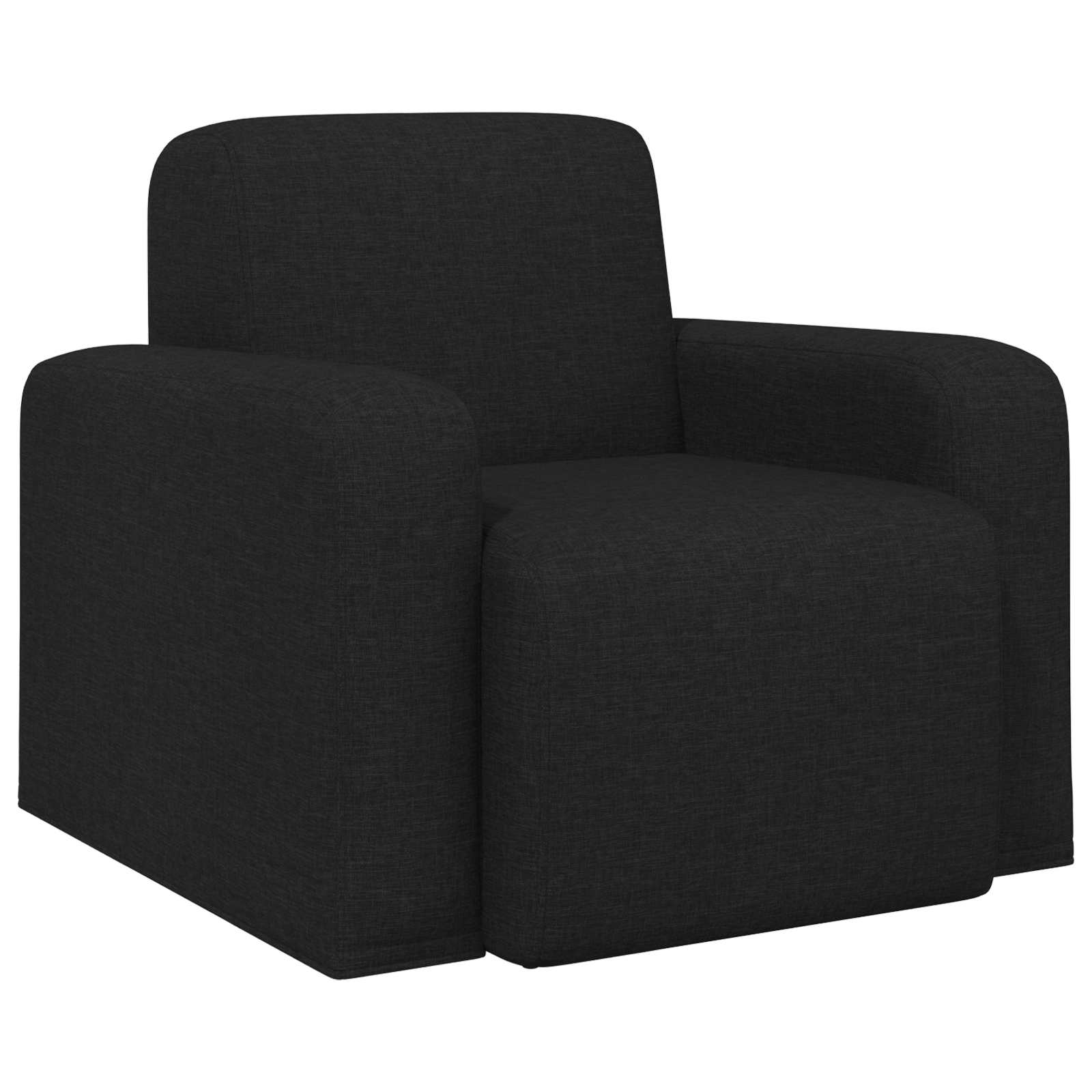 Fauteuil Zwart Stof is nu te koop bij PeponiXL, paradijselijk wonen!
