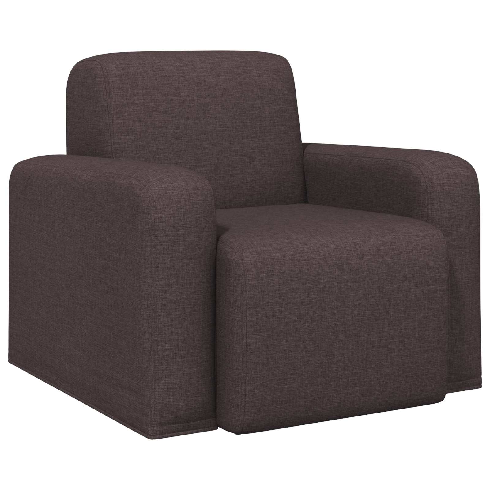 Fauteuil Donkerbruin Stof is nu te koop bij PeponiXL, paradijselijk wonen!