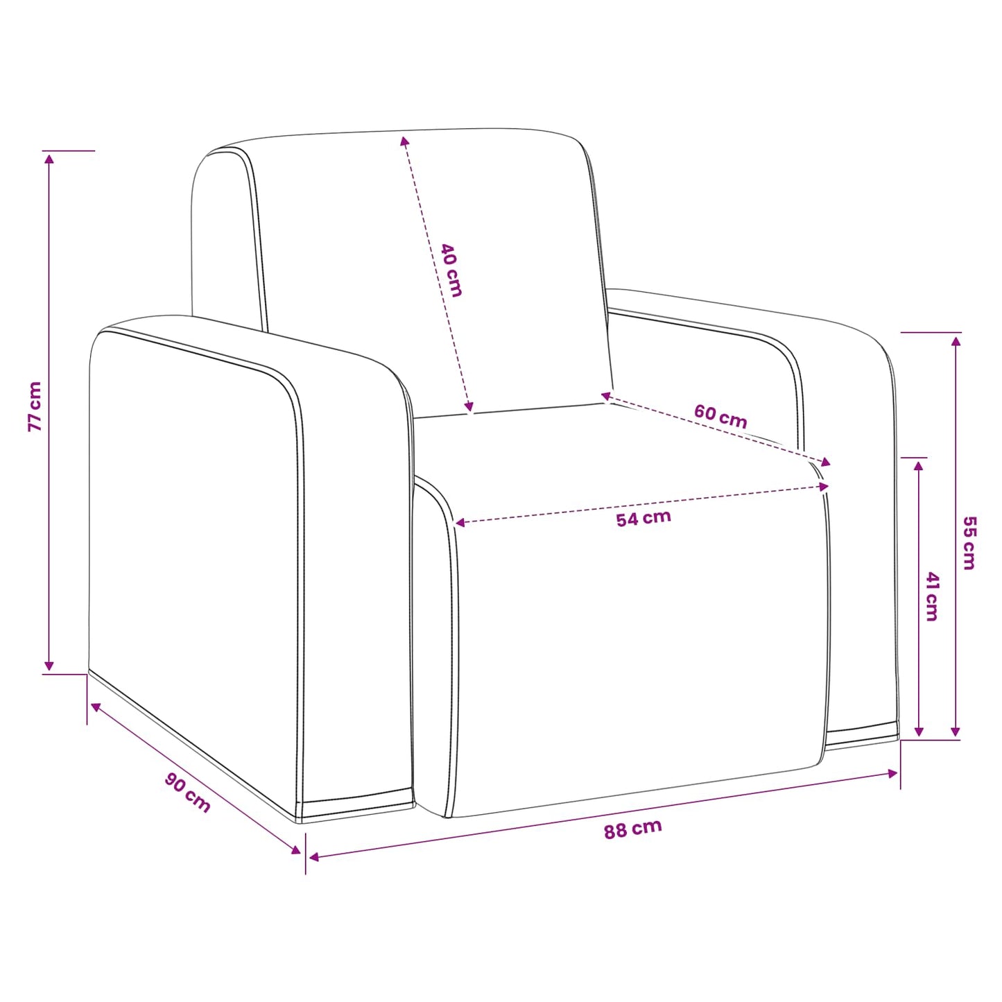 Fauteuil Donkergroen Stof is nu te koop bij PeponiXL, paradijselijk wonen!