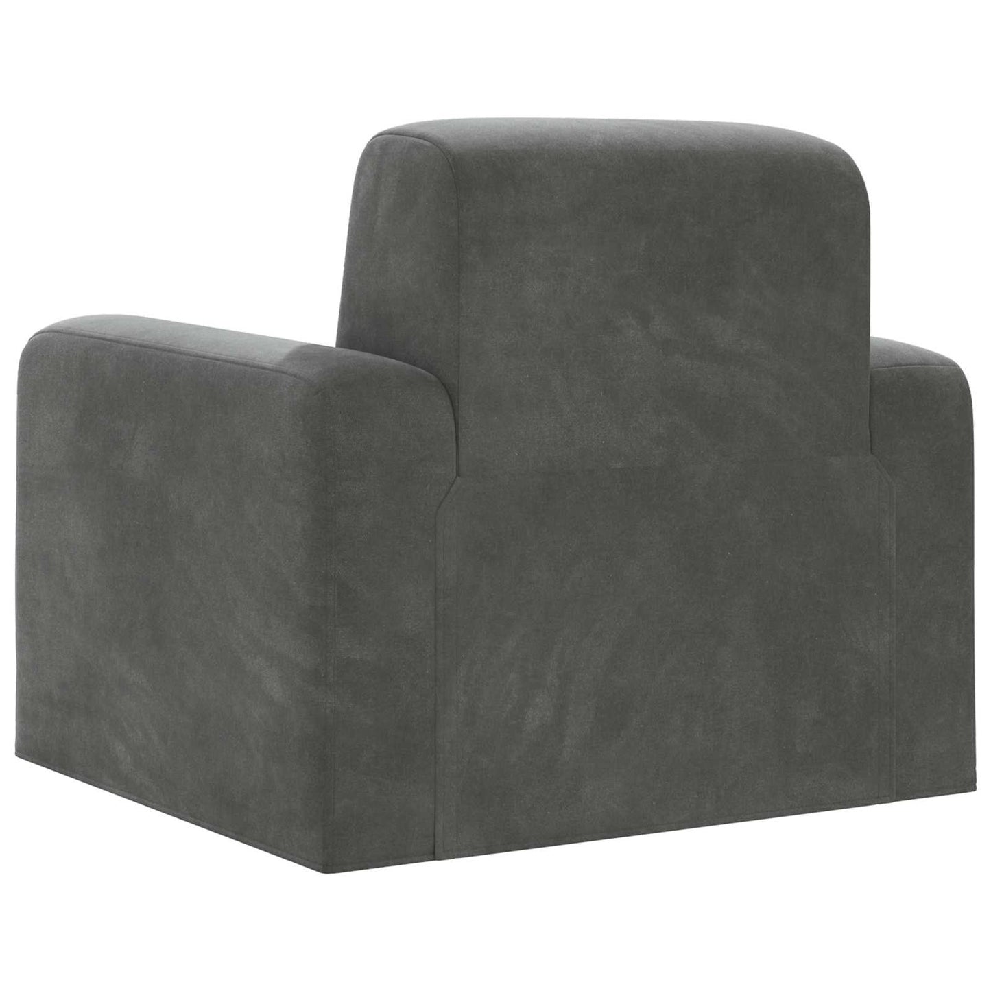 Fauteuil Donkergrijs fluweel is nu te koop bij PeponiXL, paradijselijk wonen!
