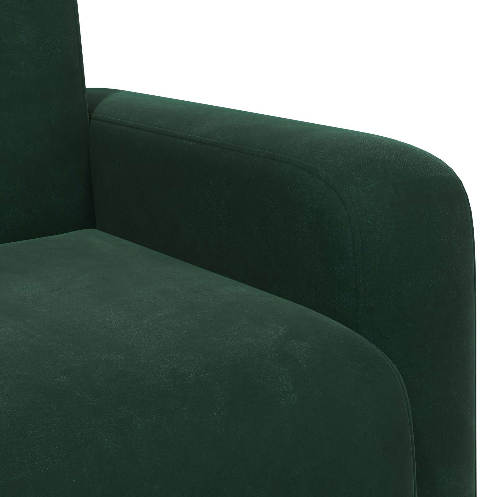 Fauteuil Donkergroen fluweel is nu te koop bij PeponiXL, paradijselijk wonen!