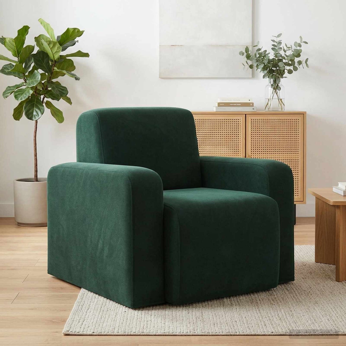 Fauteuil Donkergroen fluweel is nu te koop bij PeponiXL, paradijselijk wonen!