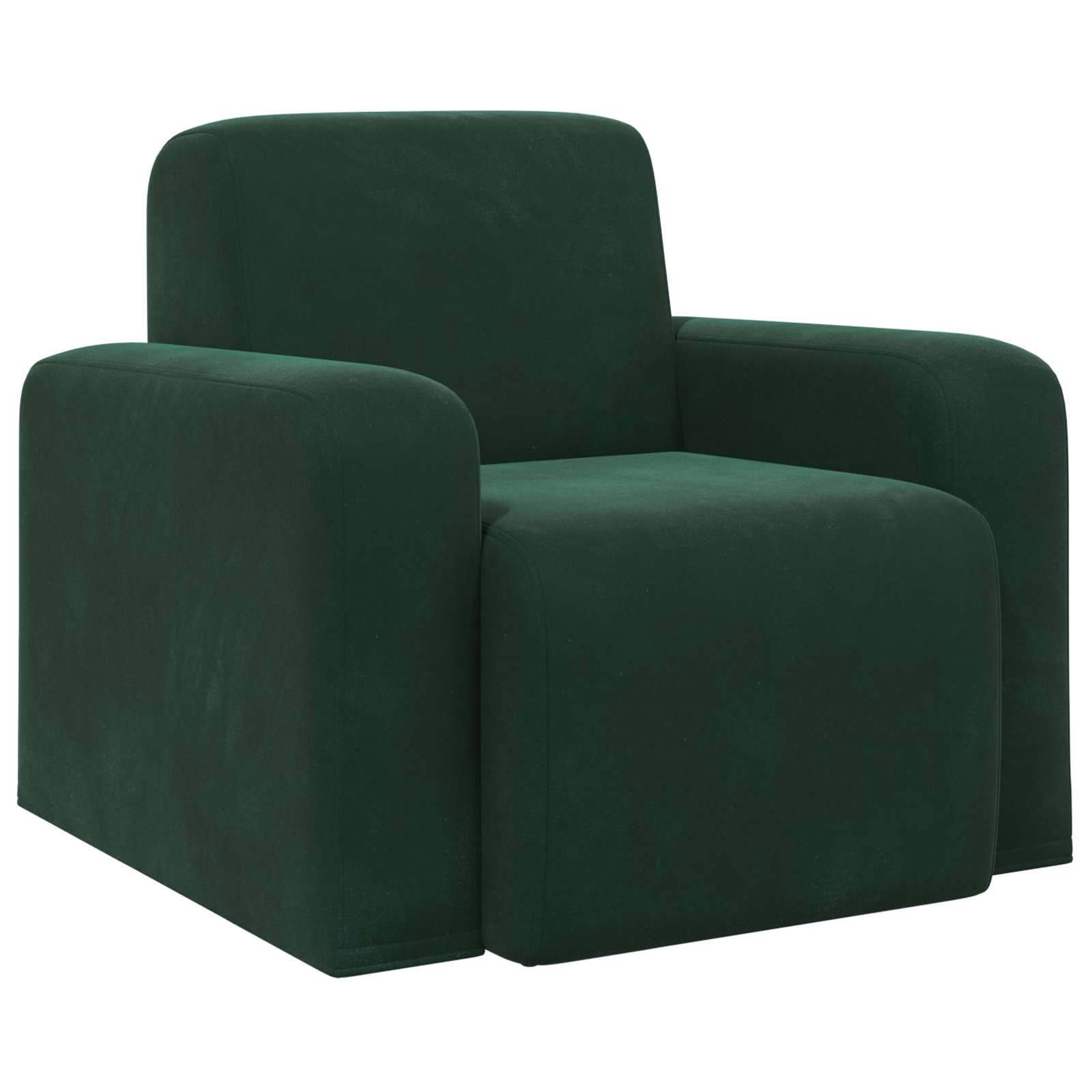 Fauteuil Donkergroen fluweel is nu te koop bij PeponiXL, paradijselijk wonen!