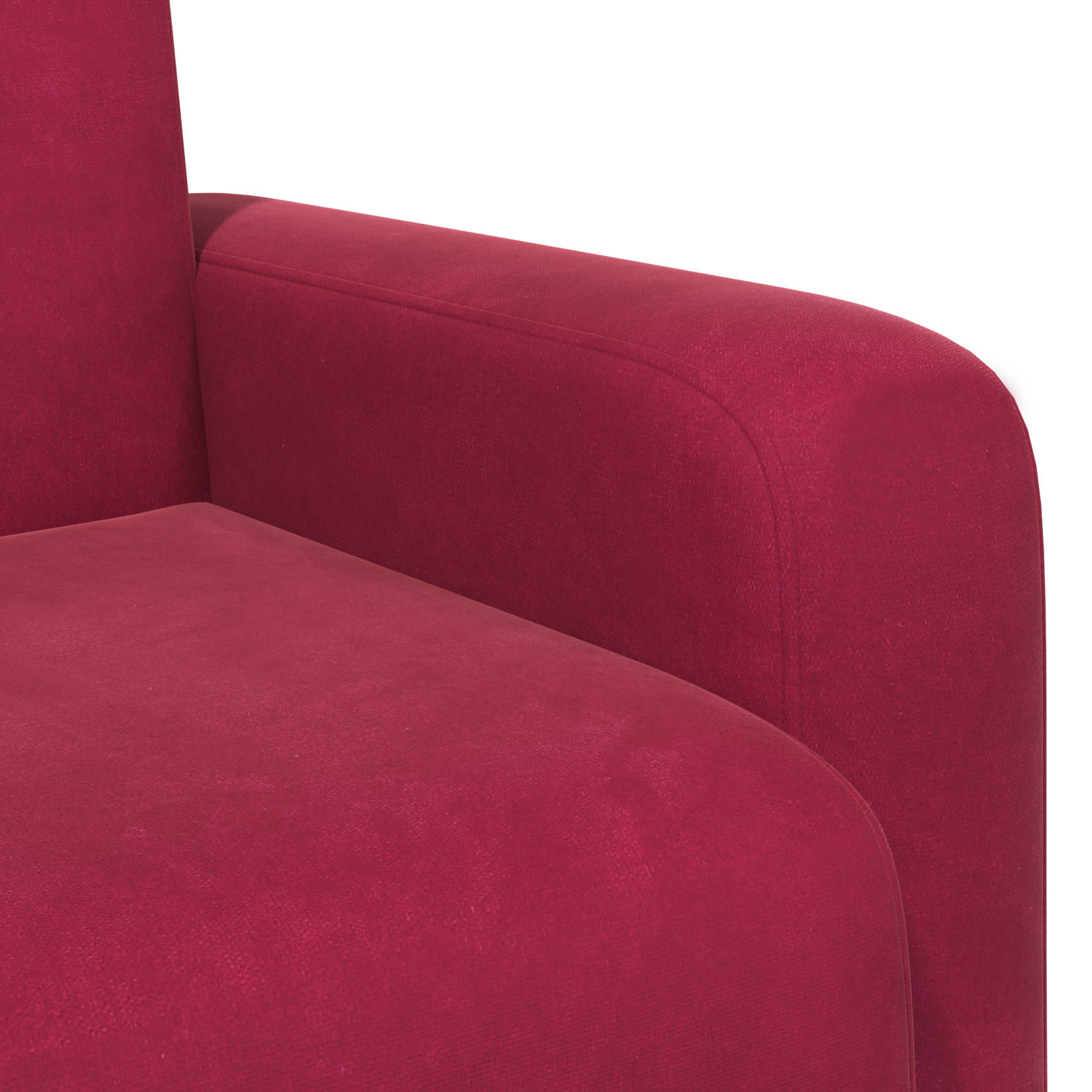 Fauteuil Wijnrood fluweel is nu te koop bij PeponiXL, paradijselijk wonen!