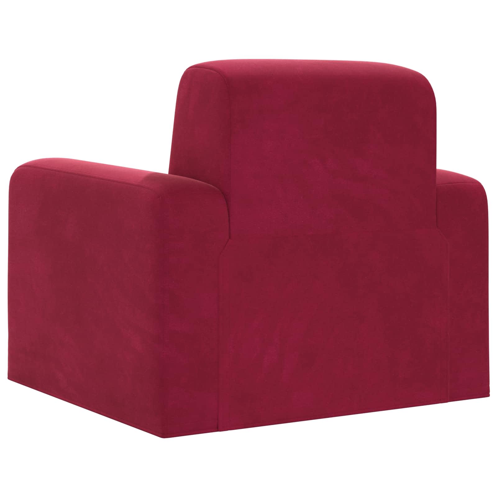 Fauteuil Wijnrood fluweel is nu te koop bij PeponiXL, paradijselijk wonen!