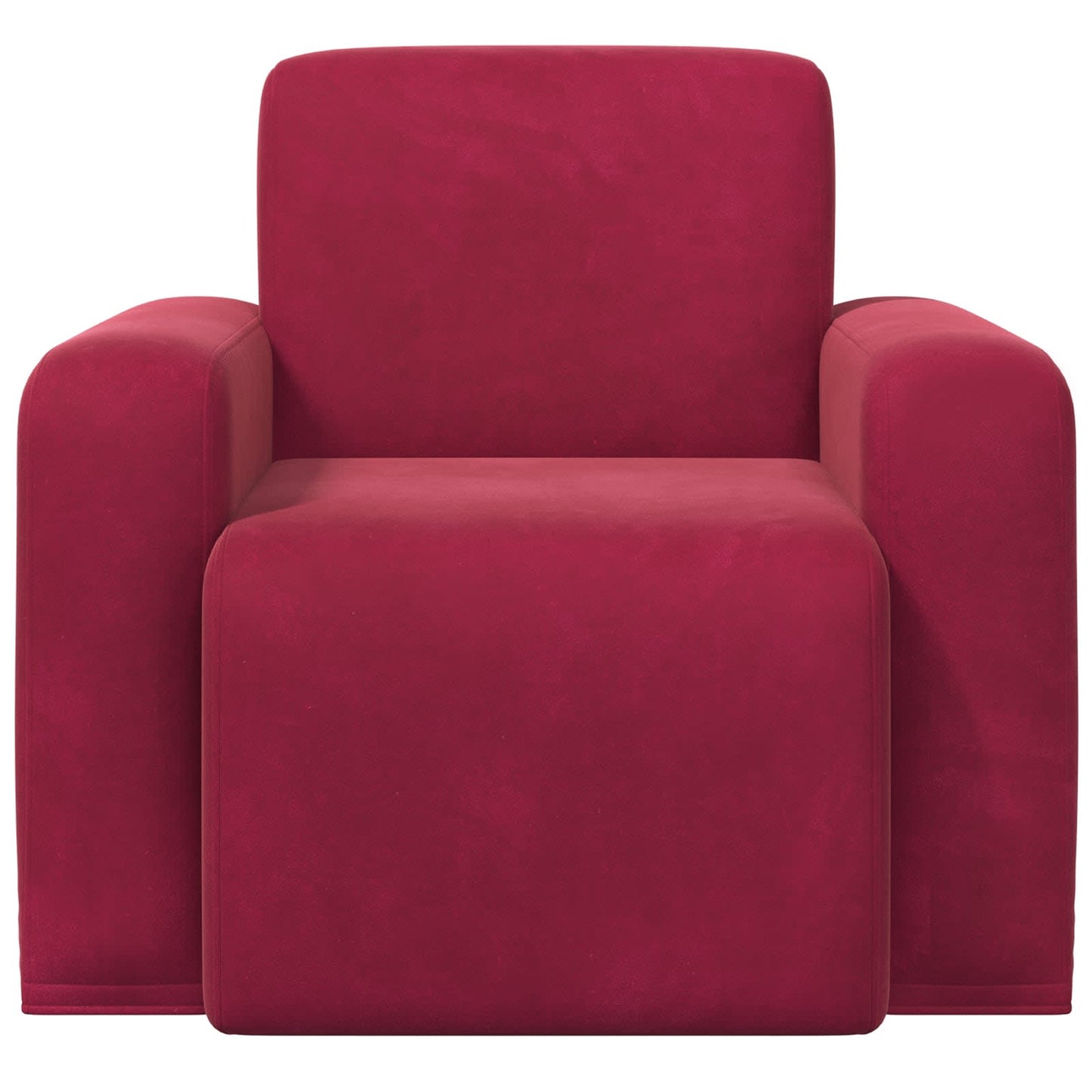 Fauteuil Wijnrood fluweel is nu te koop bij PeponiXL, paradijselijk wonen!
