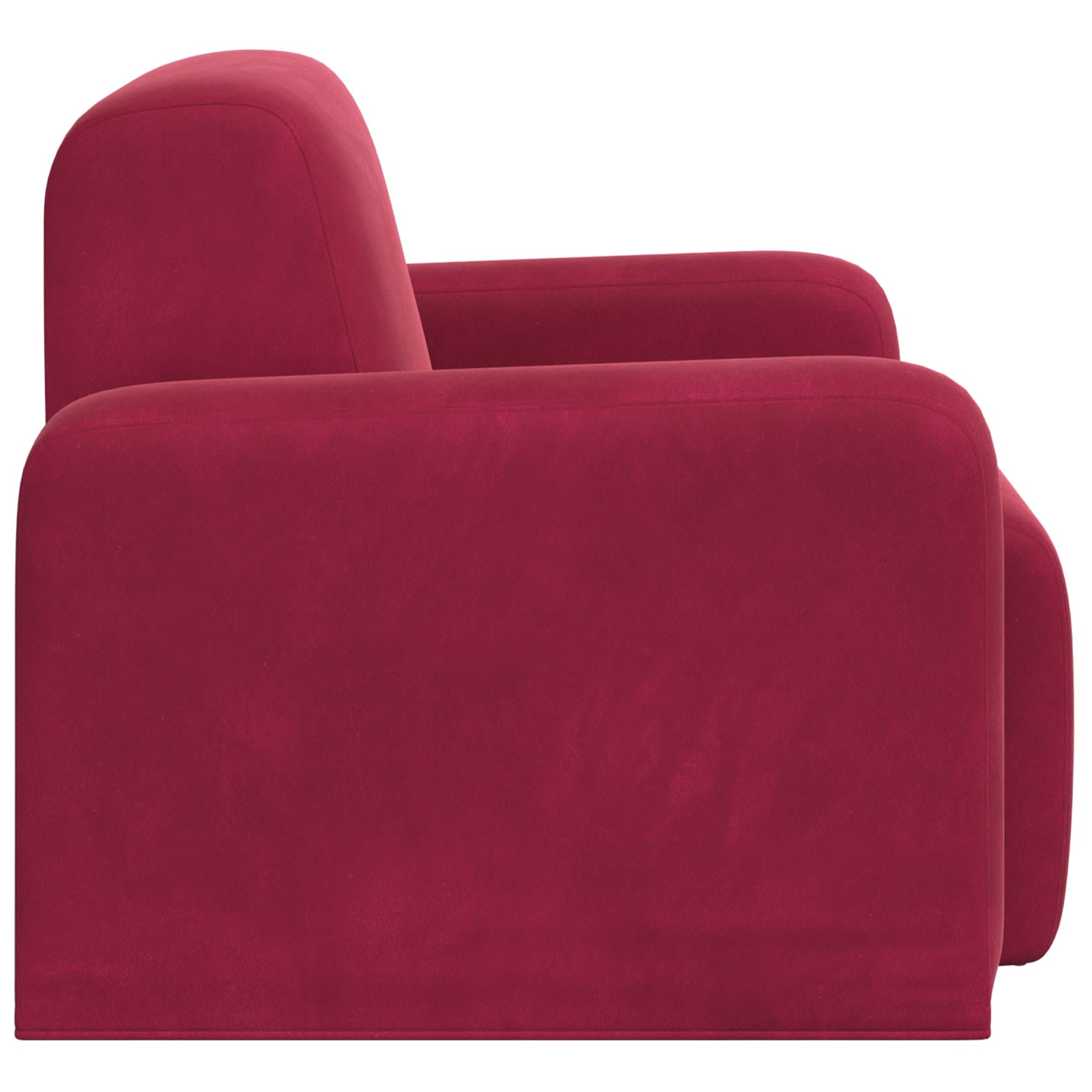 Fauteuil Wijnrood fluweel is nu te koop bij PeponiXL, paradijselijk wonen!